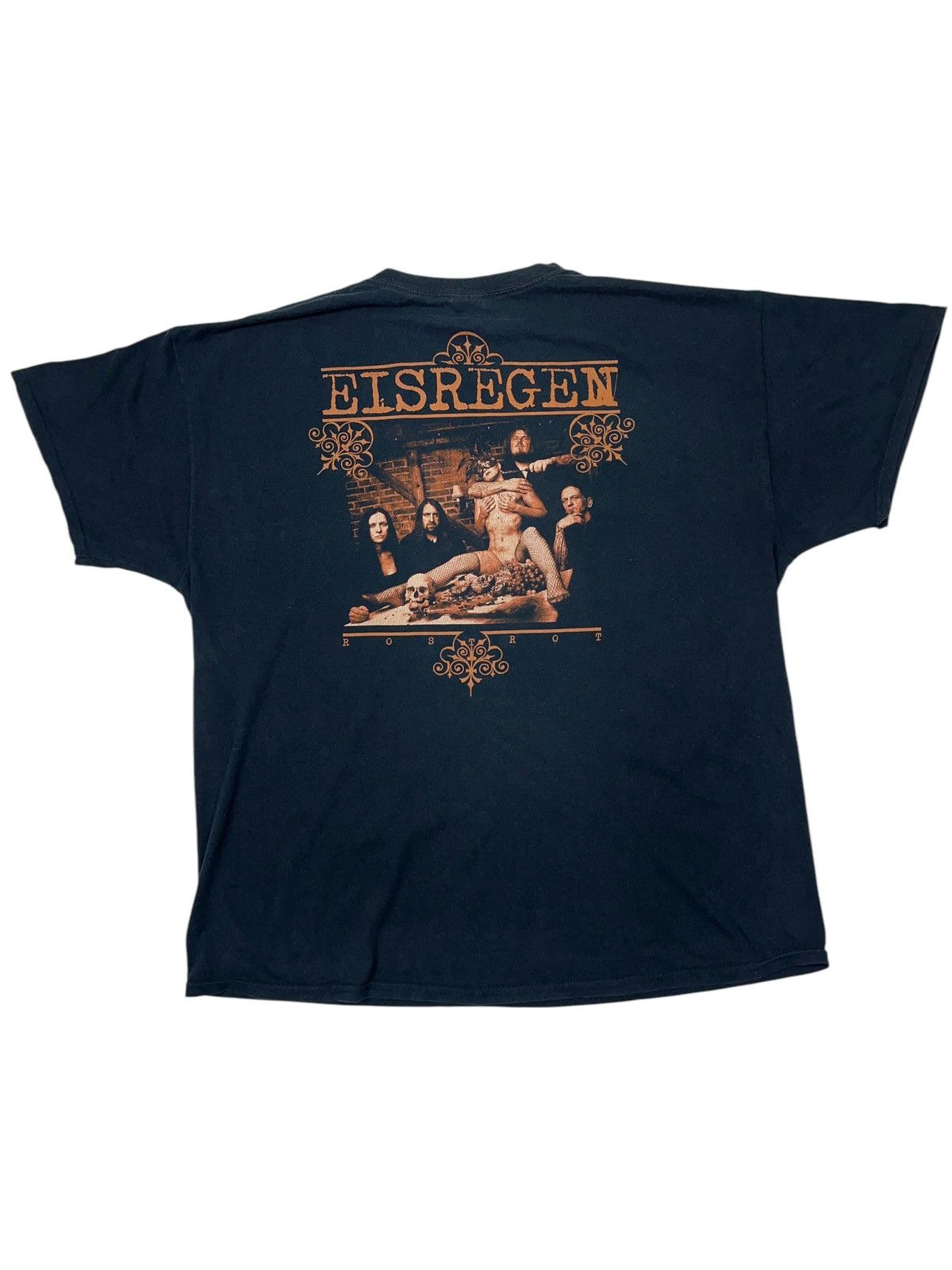 Band Tees × Vintage Vintage 00s Eisregen Rostrot T-shirt Cradle of Filth Style Size US XL / EU 56 / 4 - 2 Thumbnail