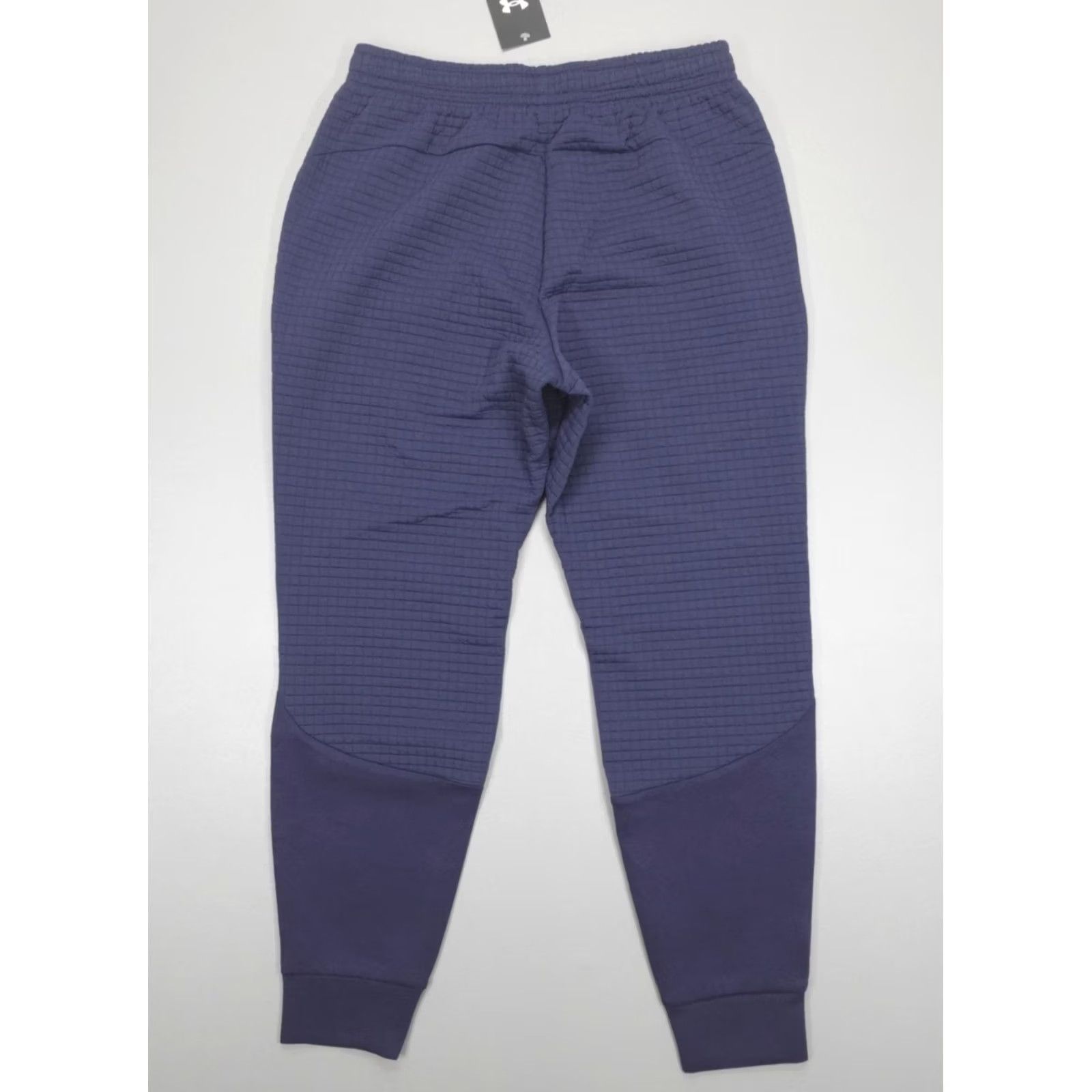 Under Armour Under Armour Unstoppable Fleece Grid Joggers Men’s M Navy Activewear, Jogger, Solid, Pockets, Elastic Waist, Inseam 28, Regular Fit, Athleisure, 90s? Size US 31 - 8 Thumbnail