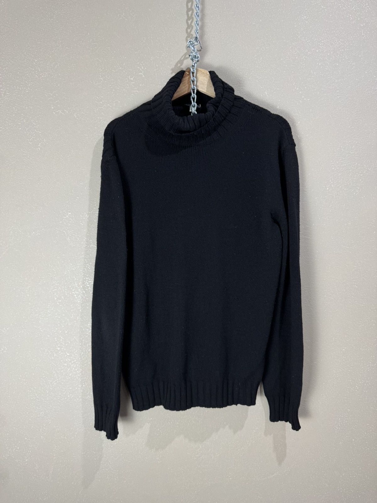 Dolce & Gabbana Dolce&Gabbana Turtleneck Vintage Ribbed Knit Sweater Size US XL / EU 56 / 4 - 1 Thumbnail