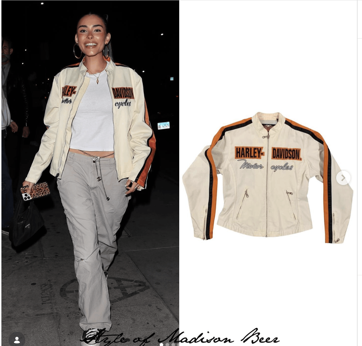 Harley Davidson Vintage Harley Davidson Biker Jacket Madison Beer Size S / US 4 / IT 40 - 1 Thumbnail