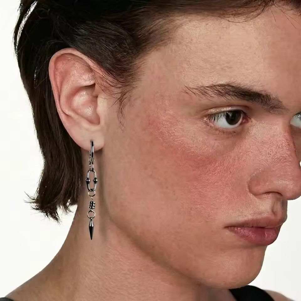 Jewelry Y2k Gothic Chain Earrings Size ONE SIZE - 3 Thumbnail