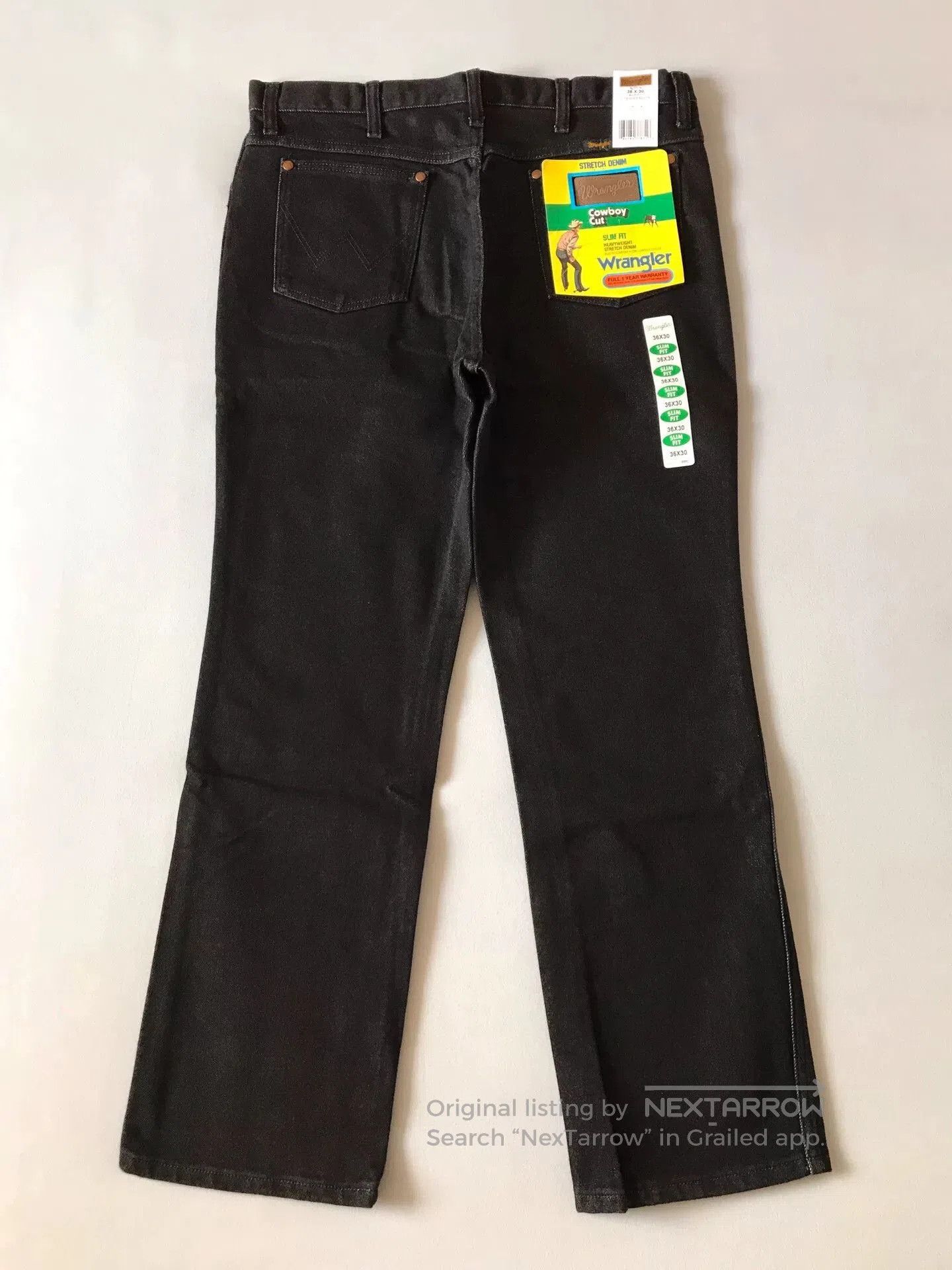 Wrangler Wrangler 938BLK BootCut Jeans. Size US 36 / EU 52 - 3 Thumbnail