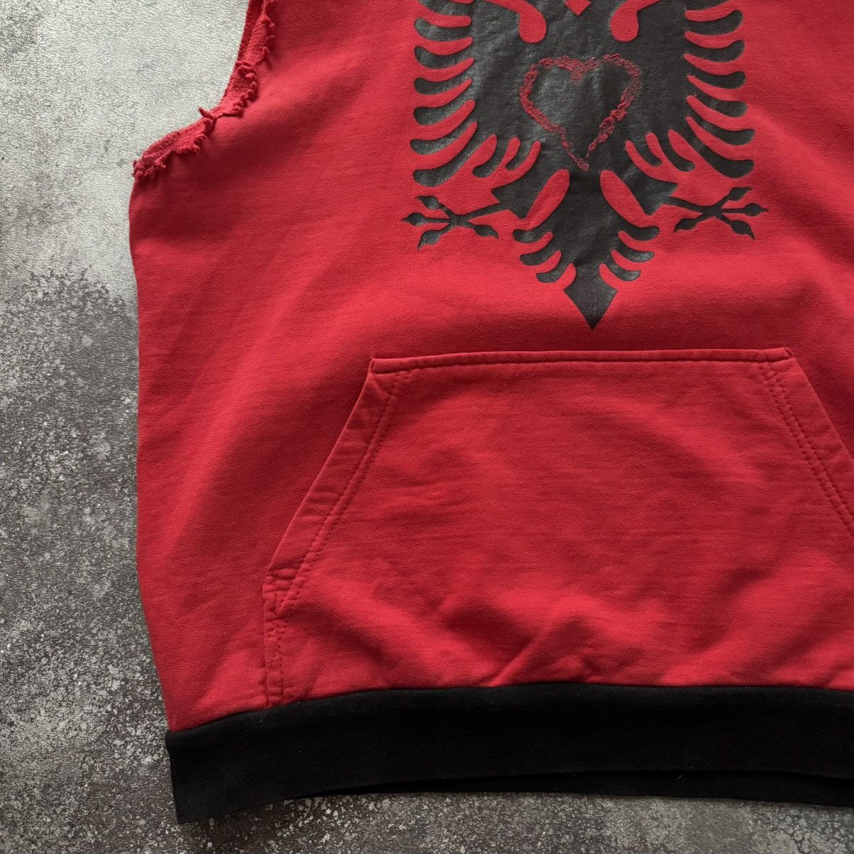 Kanye West × Vintage KANYE VIBE ALBANIA Y2K DISTRESSED HOODED TOP Size US L / EU 52-54 / 3 - 7 Thumbnail
