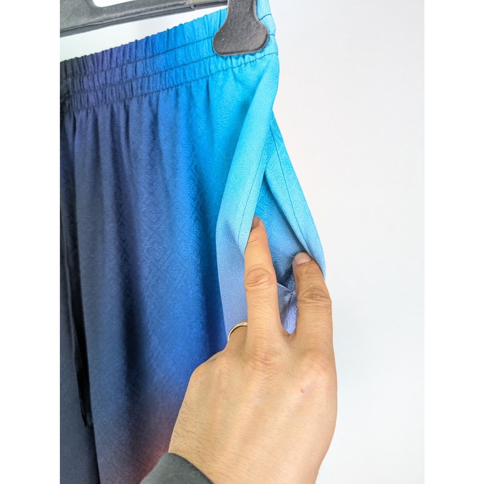 Casablanca o1rshd1 DUP / Drawstring Silk Shorts in Gradient Size US 38 / EU 54 - 8 Thumbnail