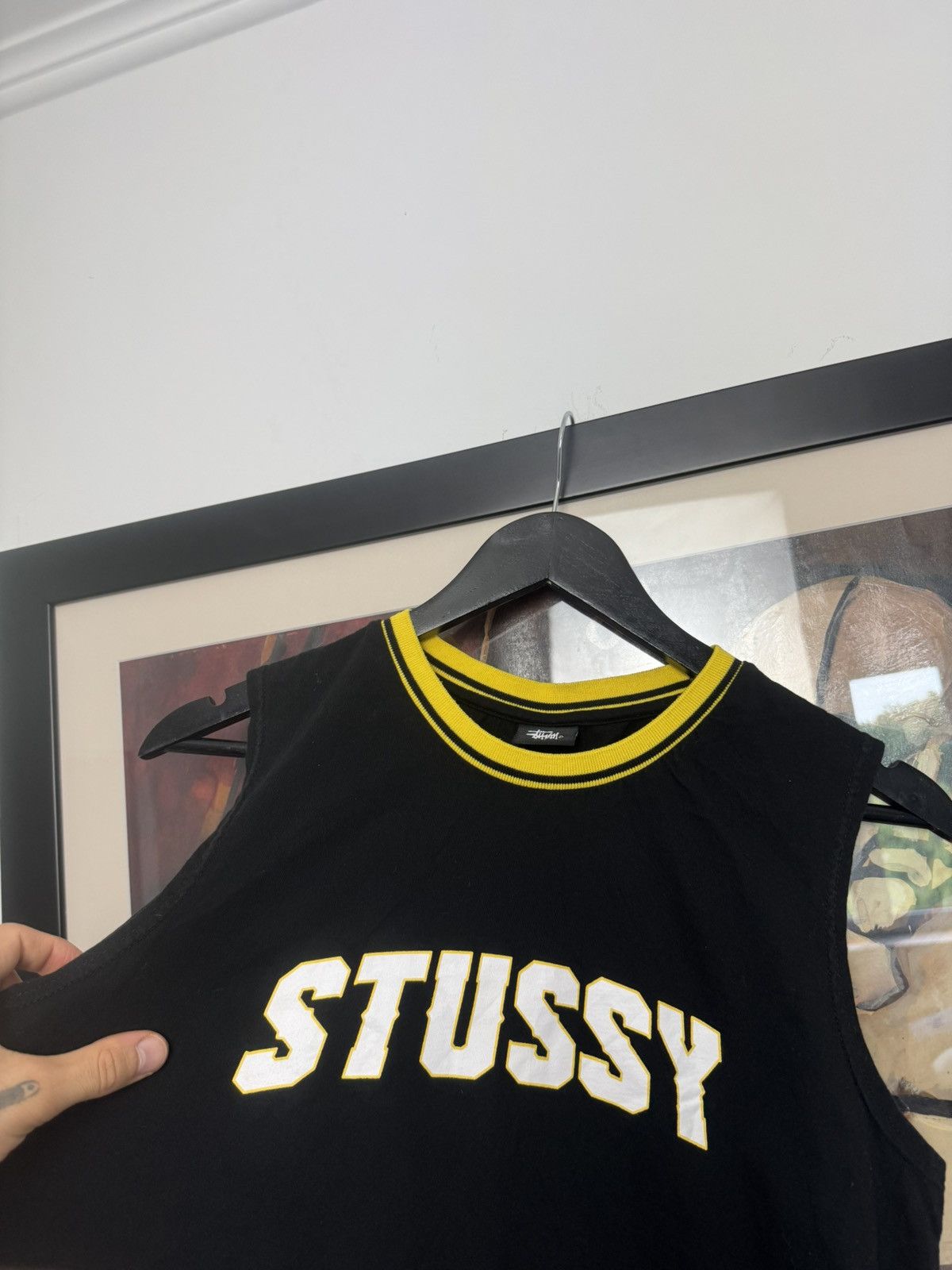 Stussy Stussy Crop Top Tank Top Australia Release Spellout Logo Y2k Size M / US 6-8 / IT 42-44 - 2 Thumbnail