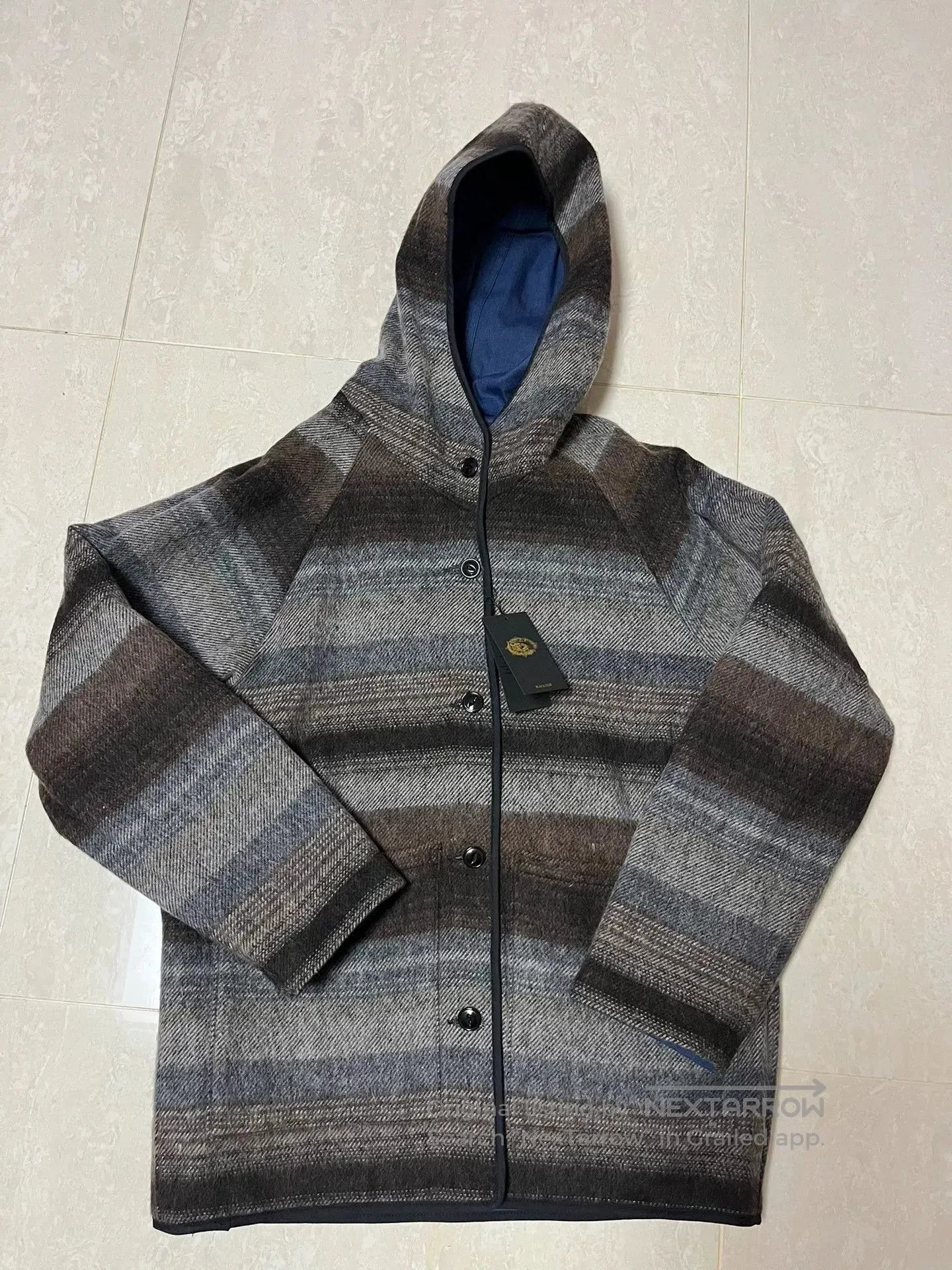 BLACK SIGN Black Sign Hooded Coat. Size S / US 4 / IT 40 - 3 Thumbnail