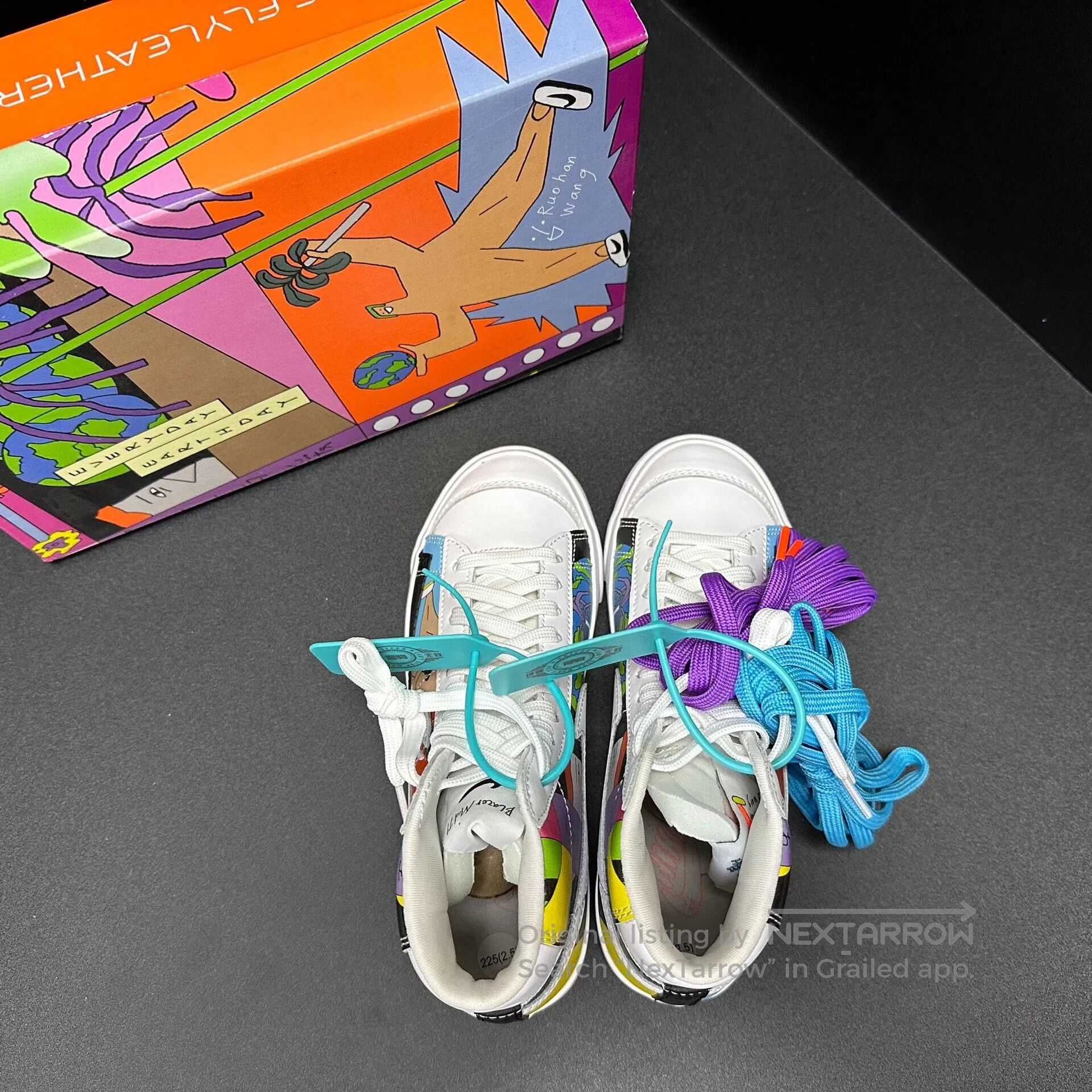 Nike Nike Blazer Graffiti Sneakers. Size US 5.5 / EU 38 - 5 Thumbnail