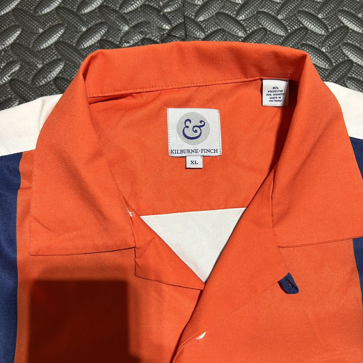Other Kilburne Finch Shirt Button Up Mens XL Stripe 2 Tone Orange Size US XL / EU 56 / 4 - 2 Thumbnail