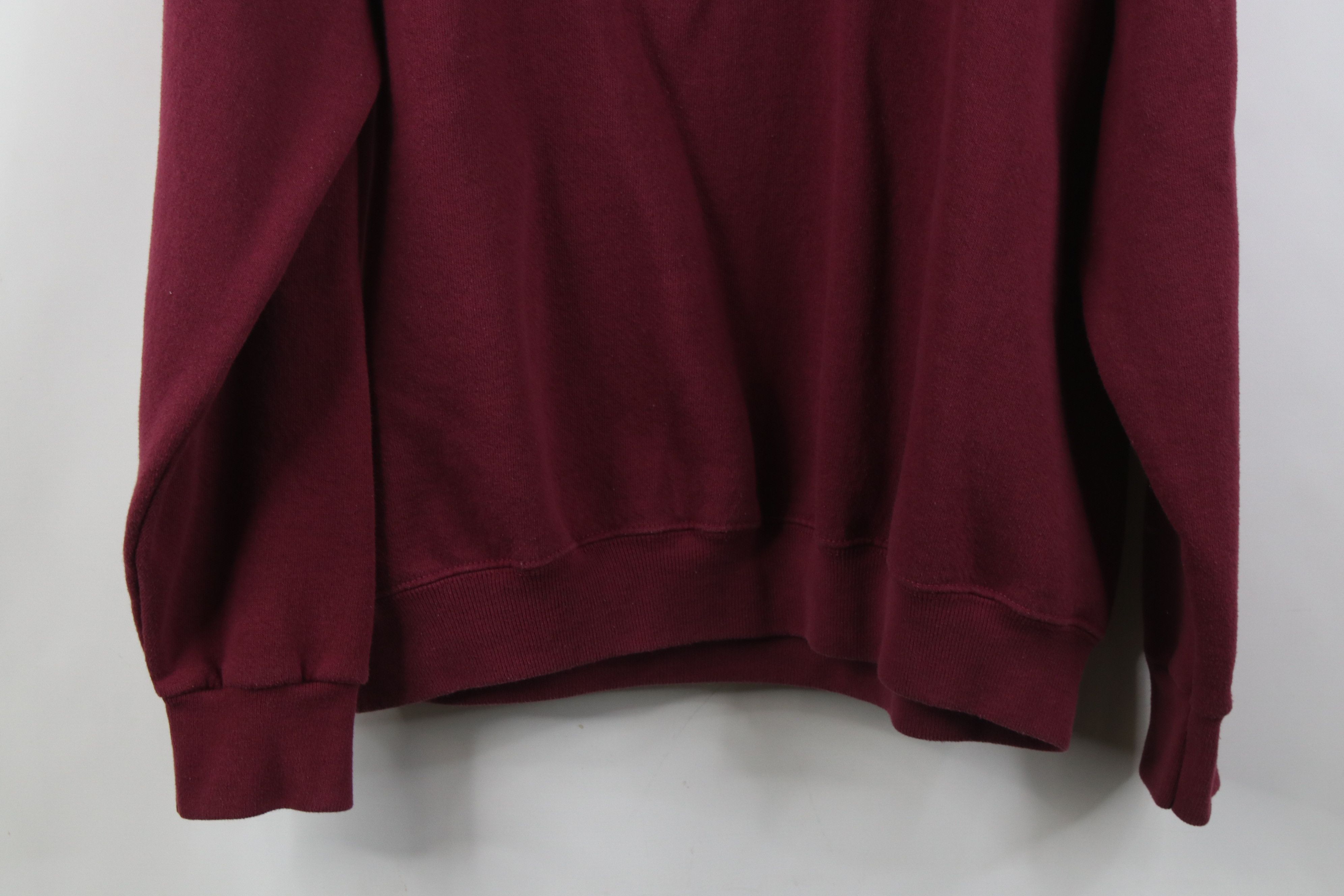 Vintage Vintage 90s USA Olympics Crewneck Sweatshirt Burgundy USA Size US XL / EU 56 / 4 - 13 Thumbnail