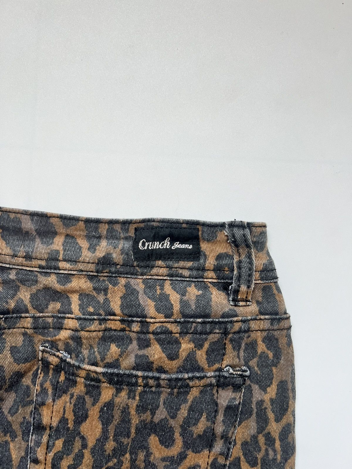 Japanese Brand Crunch Japanese Denim Leopard Print Skinny Size 32" / US 10 / IT 46 - 11 Thumbnail