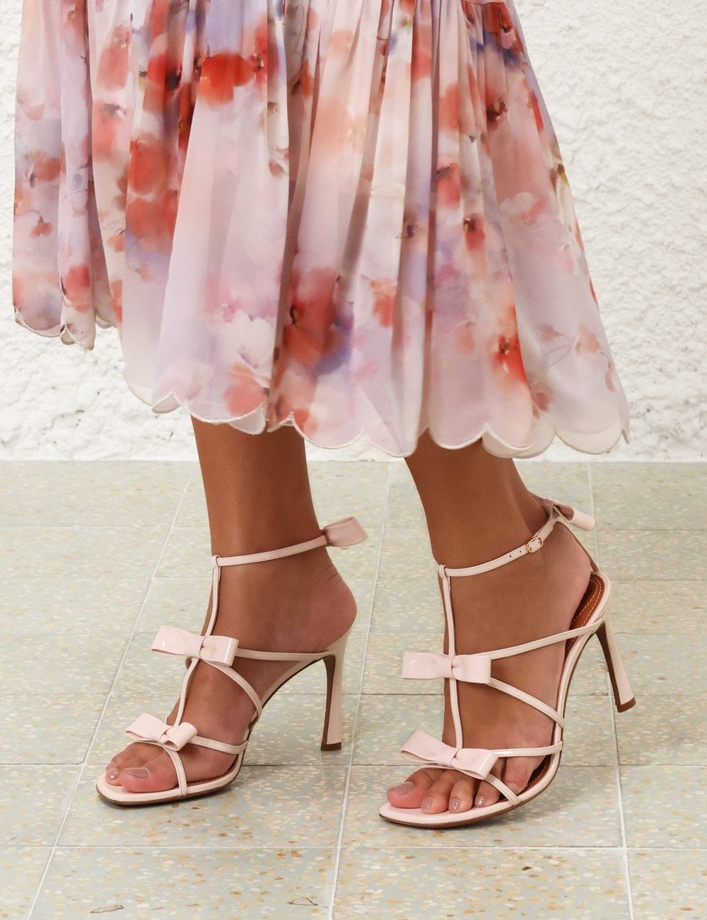 Zimmermann oc11z0925 Tux Sandals in Ballet Pink Size US 9 / IT 39 - 2 Thumbnail