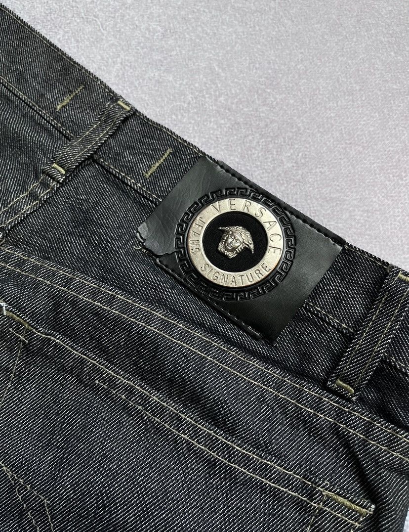 Versace × Vintage Vintage Versace Gray Denim Jeans Y2K 30 Size US 30 / EU 46 - 9 Thumbnail