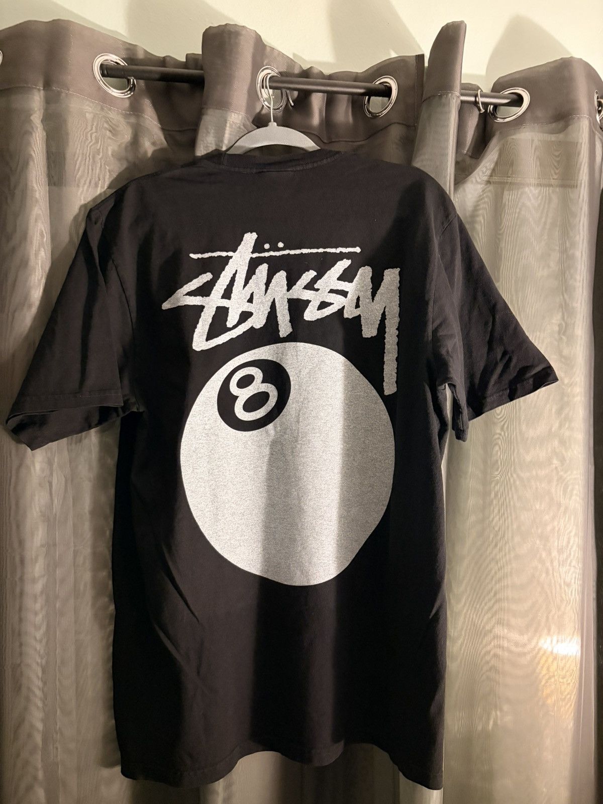 Stussy Stussy 8 Ball Tee Black Medium Size US M / EU 48-50 / 2 - 2 Thumbnail