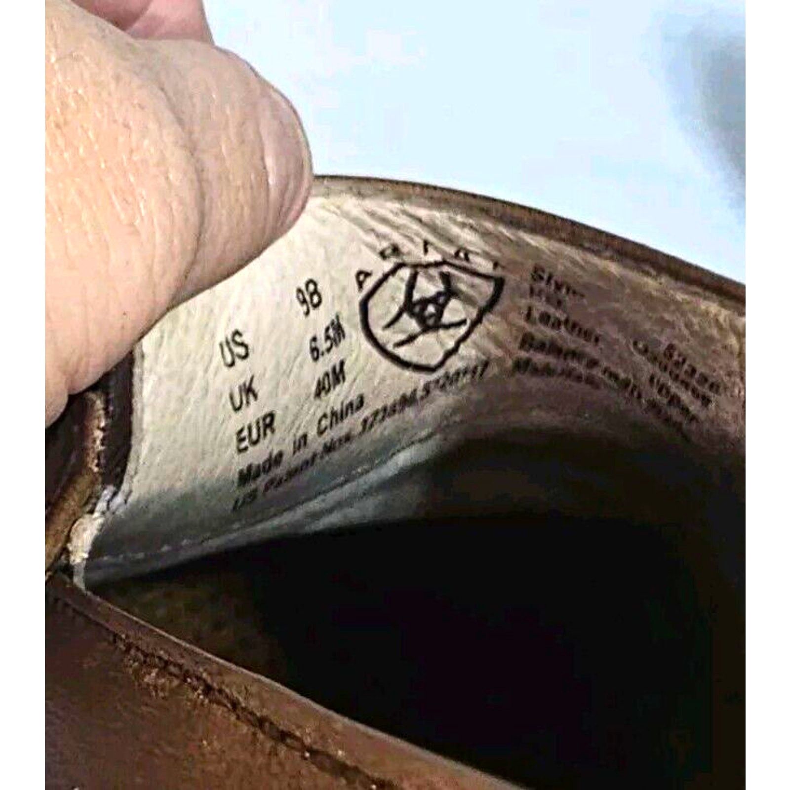 Ariat Ariat Leather Clog Mule Western Distressed Womens Size 9 B Size US 9 / IT 39 - 11 Thumbnail