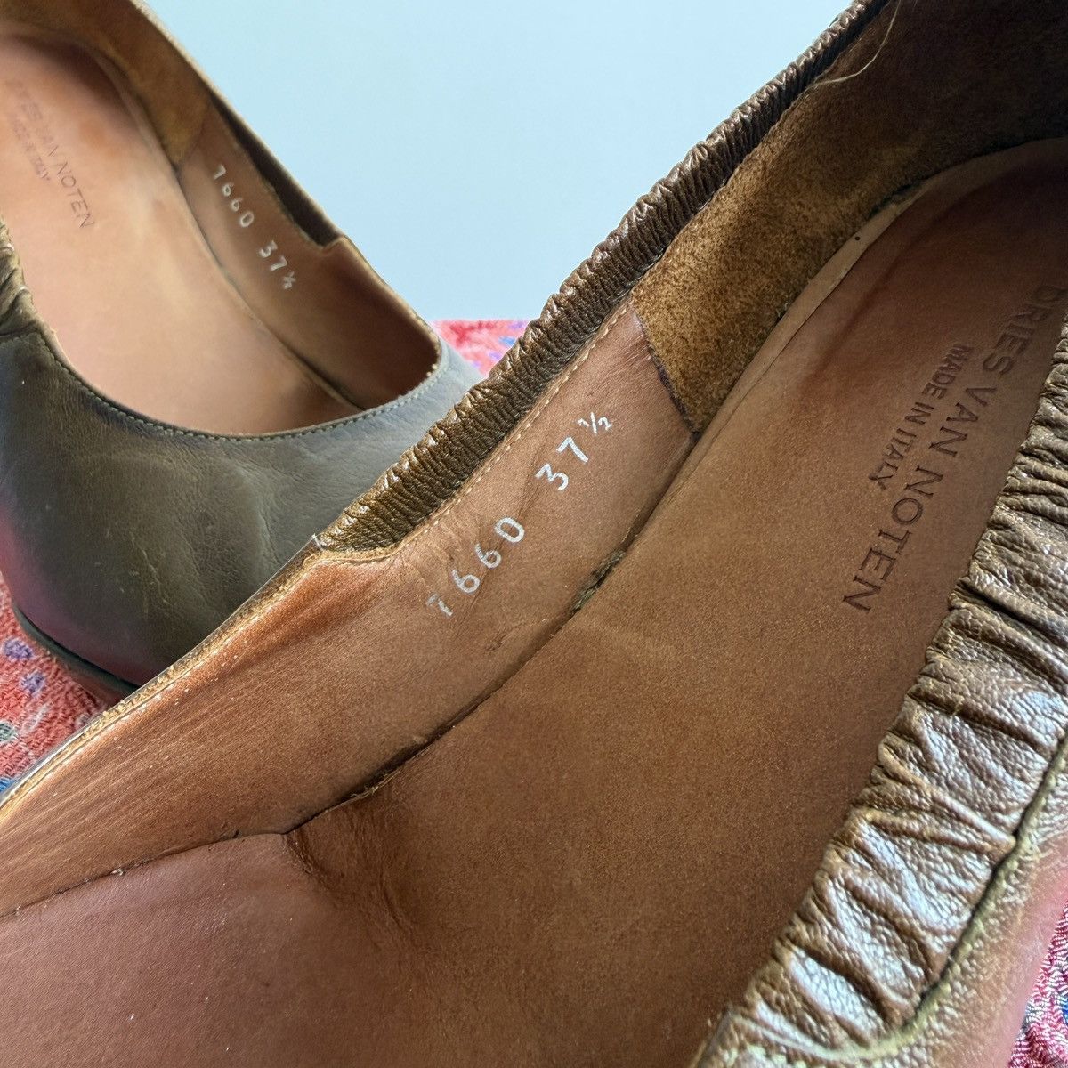 Dries Van Noten SS06 Dries Van Noten Leather Wedges Size US 7.5 / IT 37.5 - 3 Thumbnail