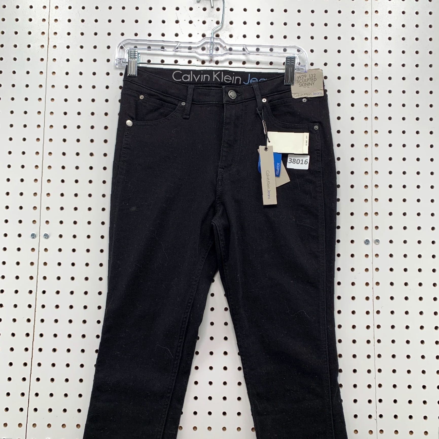 Calvin Klein VINTAGE Calvin Klein Jeans Slim Fit Skinny Women 29x32 Black DK NYT 90s Style Mens? Size 29" - 2 Thumbnail