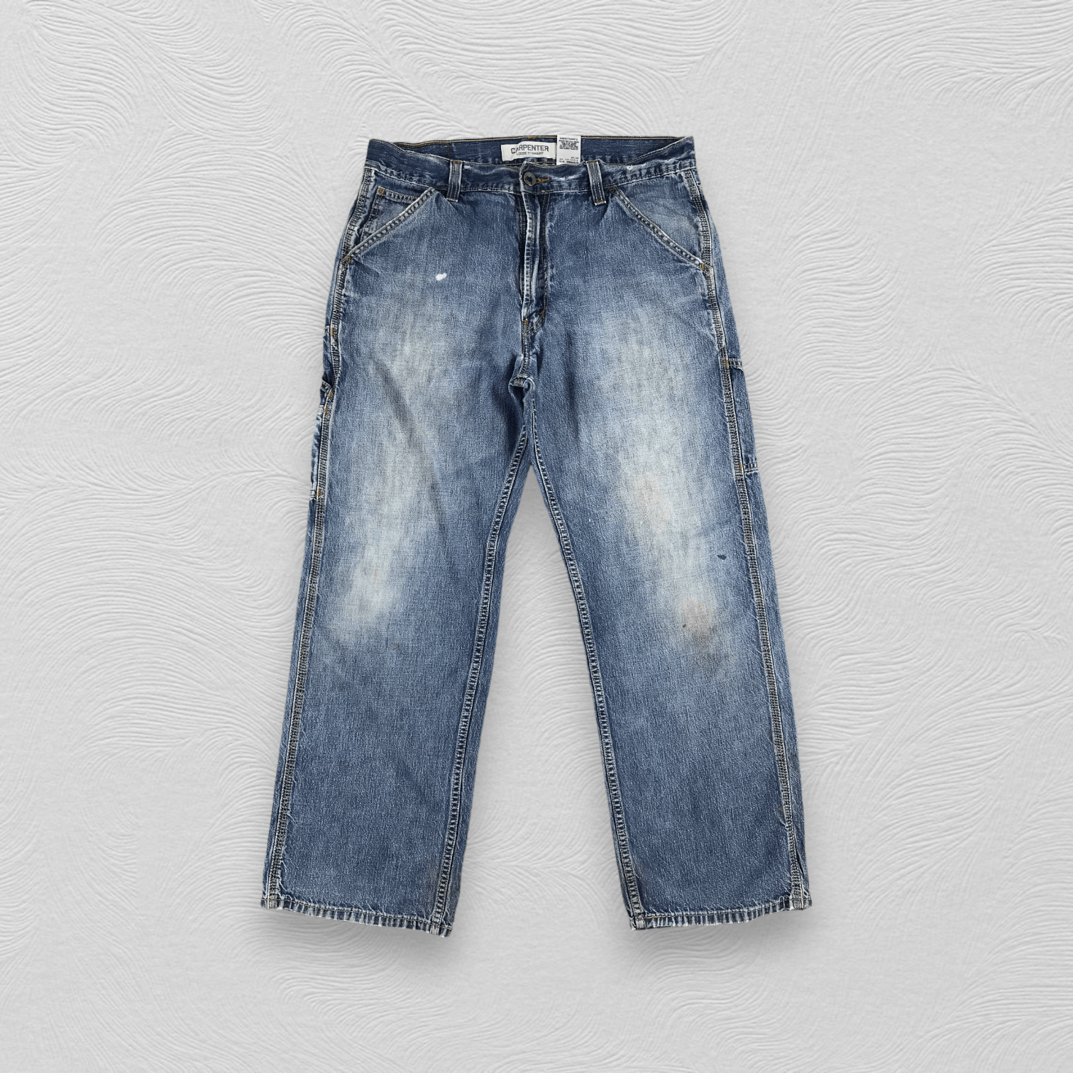Levi's Vintage Levis Carpenter Jeans Faded Blue Baggy Size US 34 / EU 50 - 1 Thumbnail