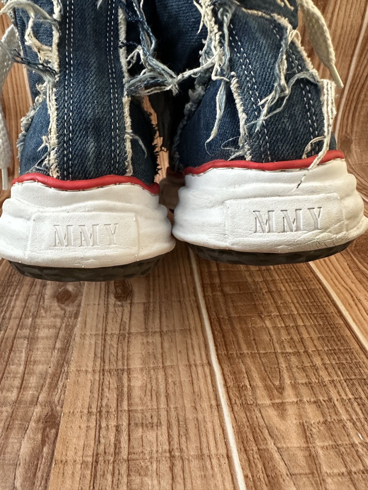 Maison MIHARA YASUHIRO × Nigel Cabourn MMY Denim x Nigel Cabourn Melted Sole Sneakers Size US 8 / EU 41 - 16 Thumbnail
