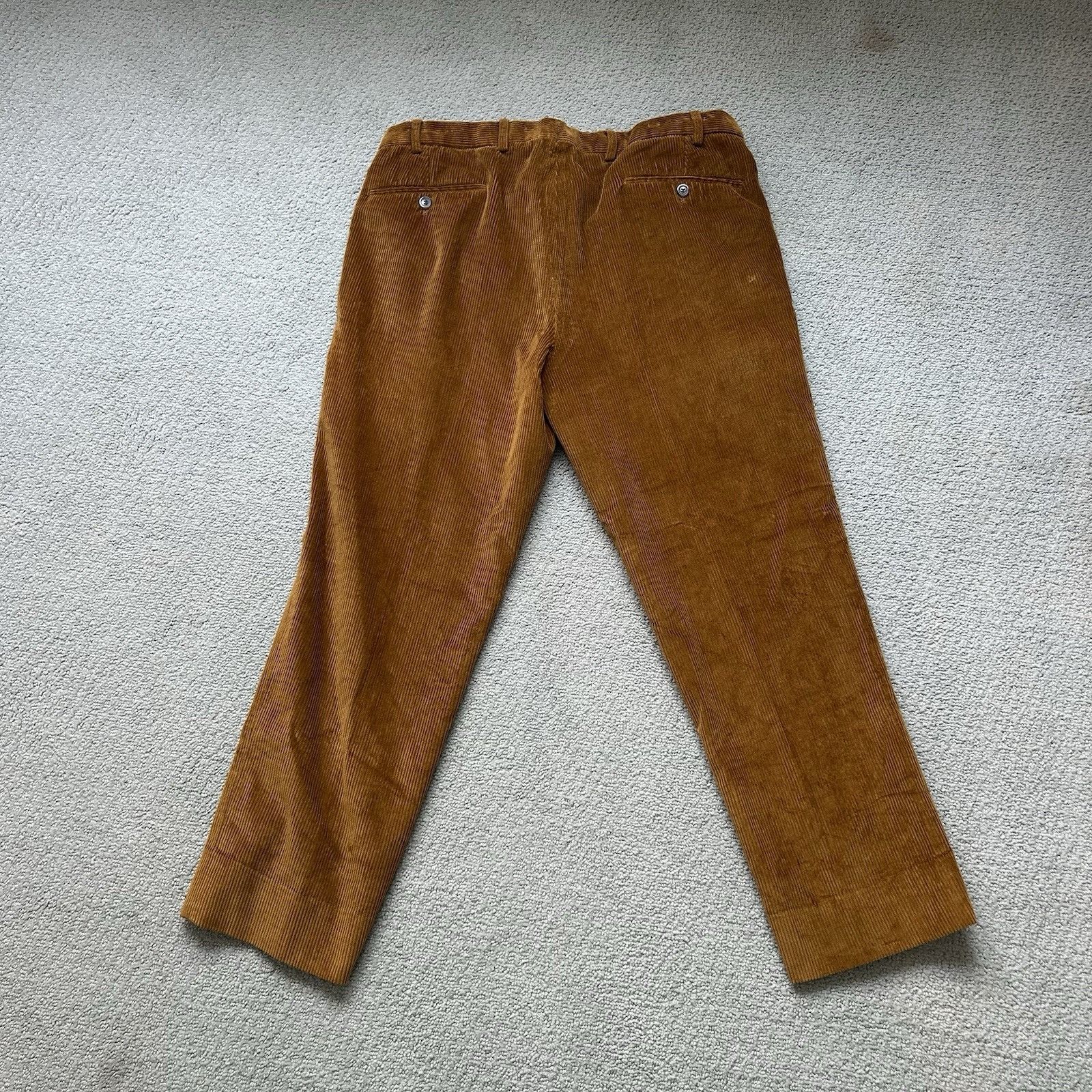 Carrol & Co. Carroll & Co Beverly Hills Men’s Pants Corduroy Tan Orange B Size US 34 / EU 50 - 7 Thumbnail
