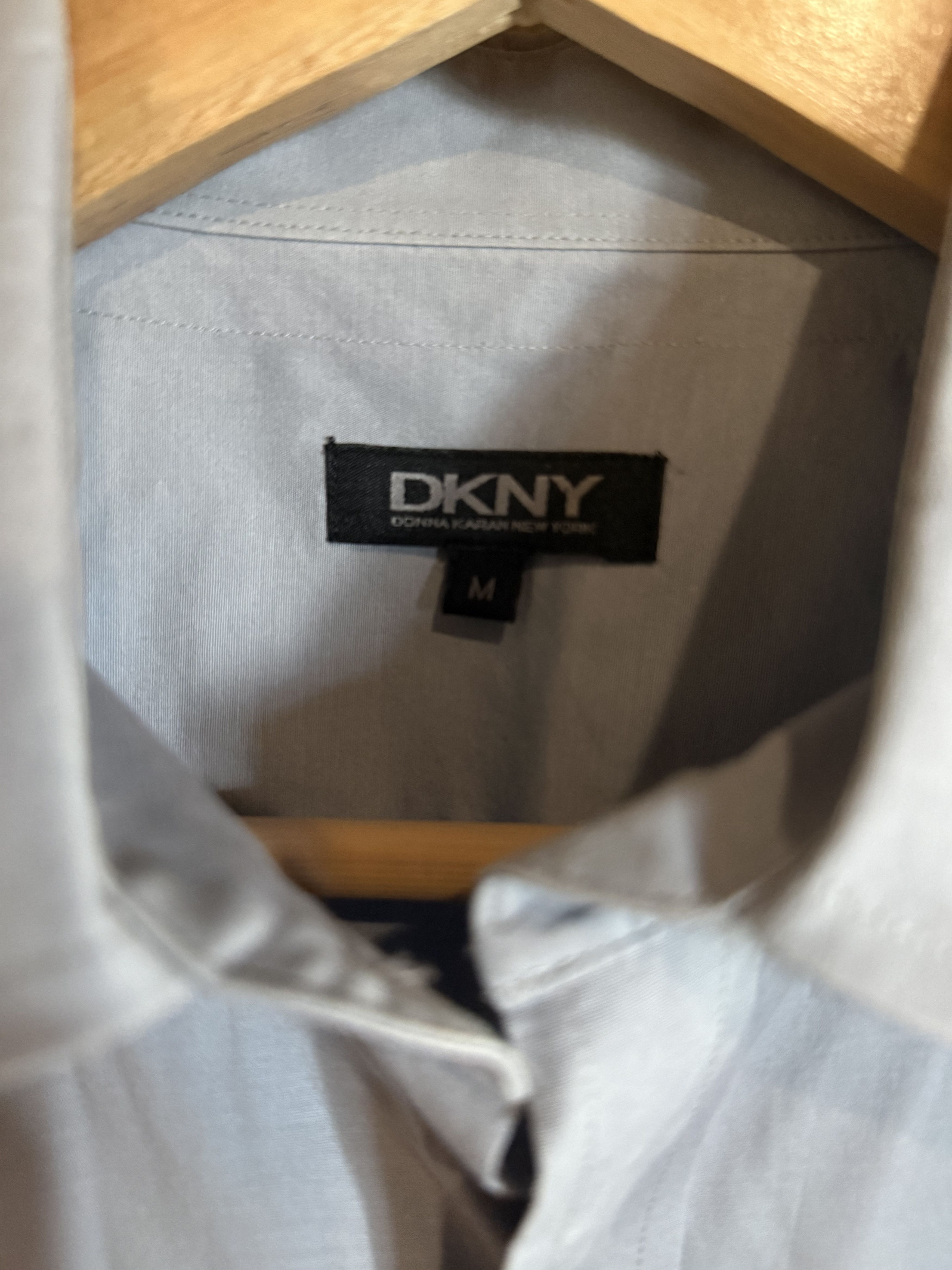 DKNY DKNY Grey L/S Dress Shirt, Men's Medium Size US M / EU 48-50 / 2 - 3 Thumbnail