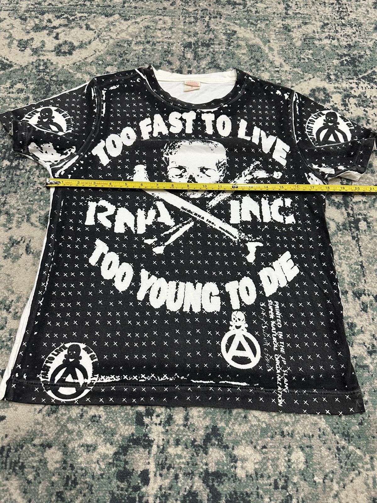 Japanese Brand RNA Inc Japanese Brand “ Too Fast To Live” Seditionaries Tee Size US S / EU 44-46 / 1 - 12 Thumbnail