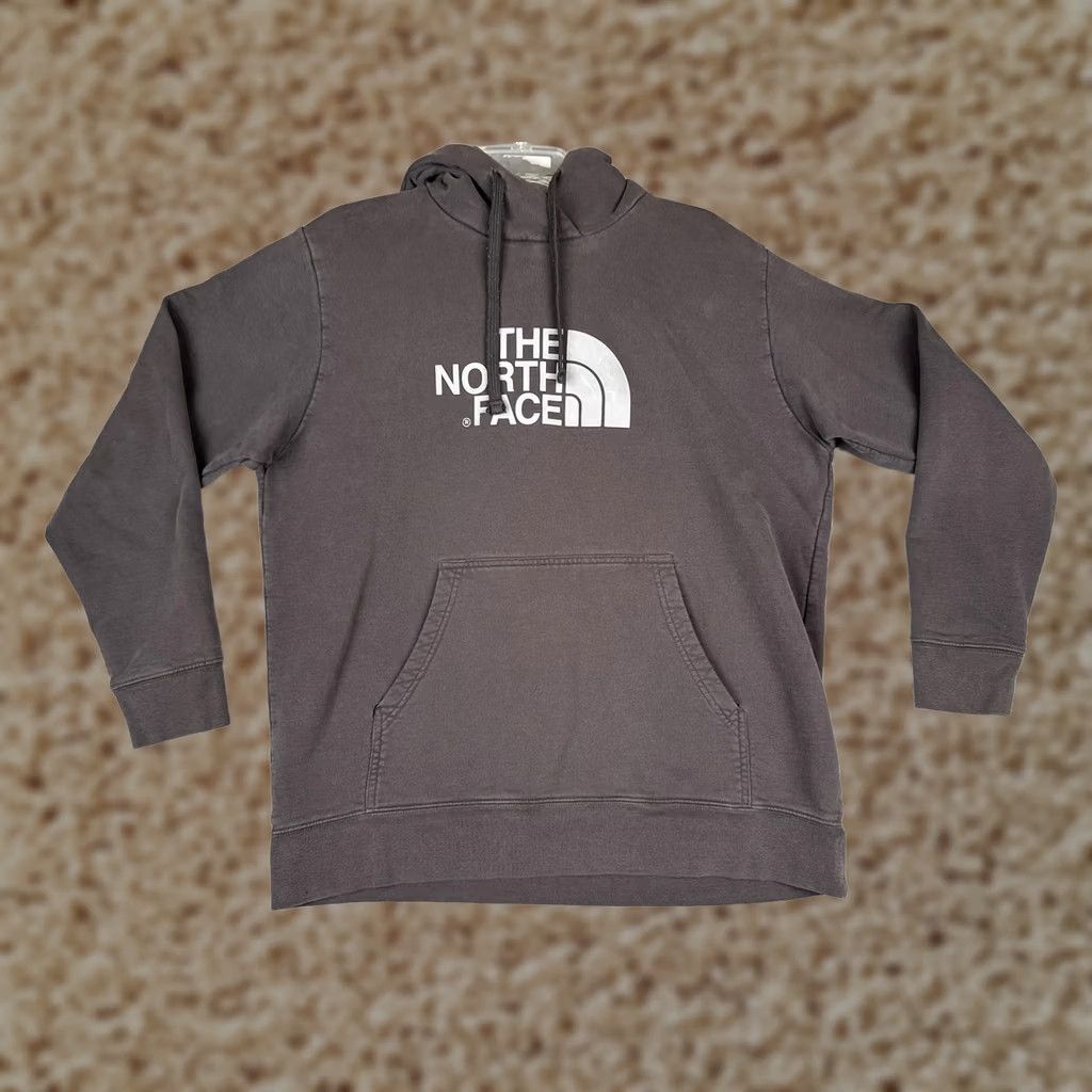 The North Face The North Face Hoodie Mens XL Gray Half Dome Logo Pullover Jersey Sweatshirt Size US XL / EU 56 / 4 - 1 Thumbnail