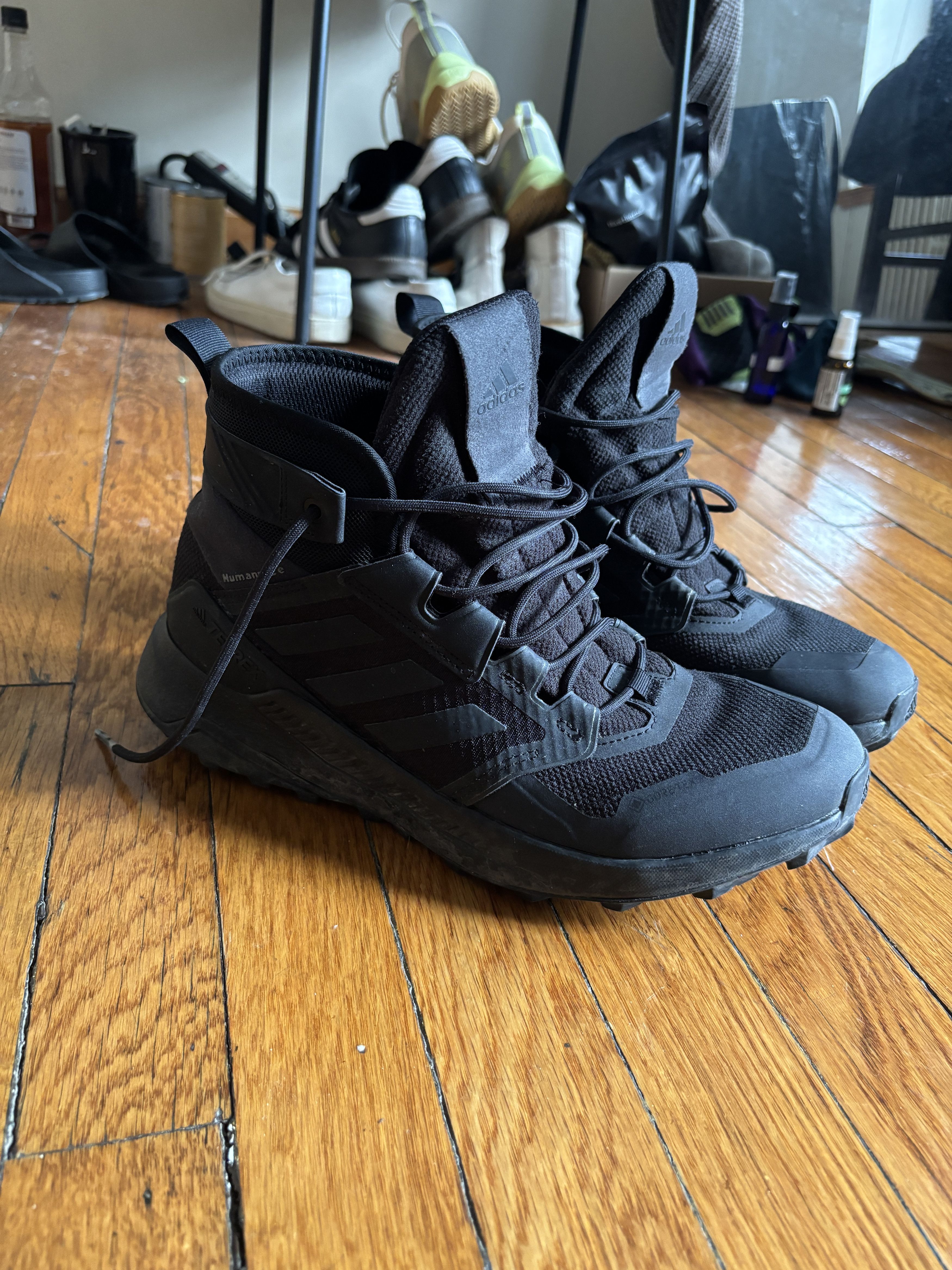Adidas adidas Terrex Trailmaker Mid Human Race Triple Black Pack Size US 9 / EU 42 - 1 Thumbnail