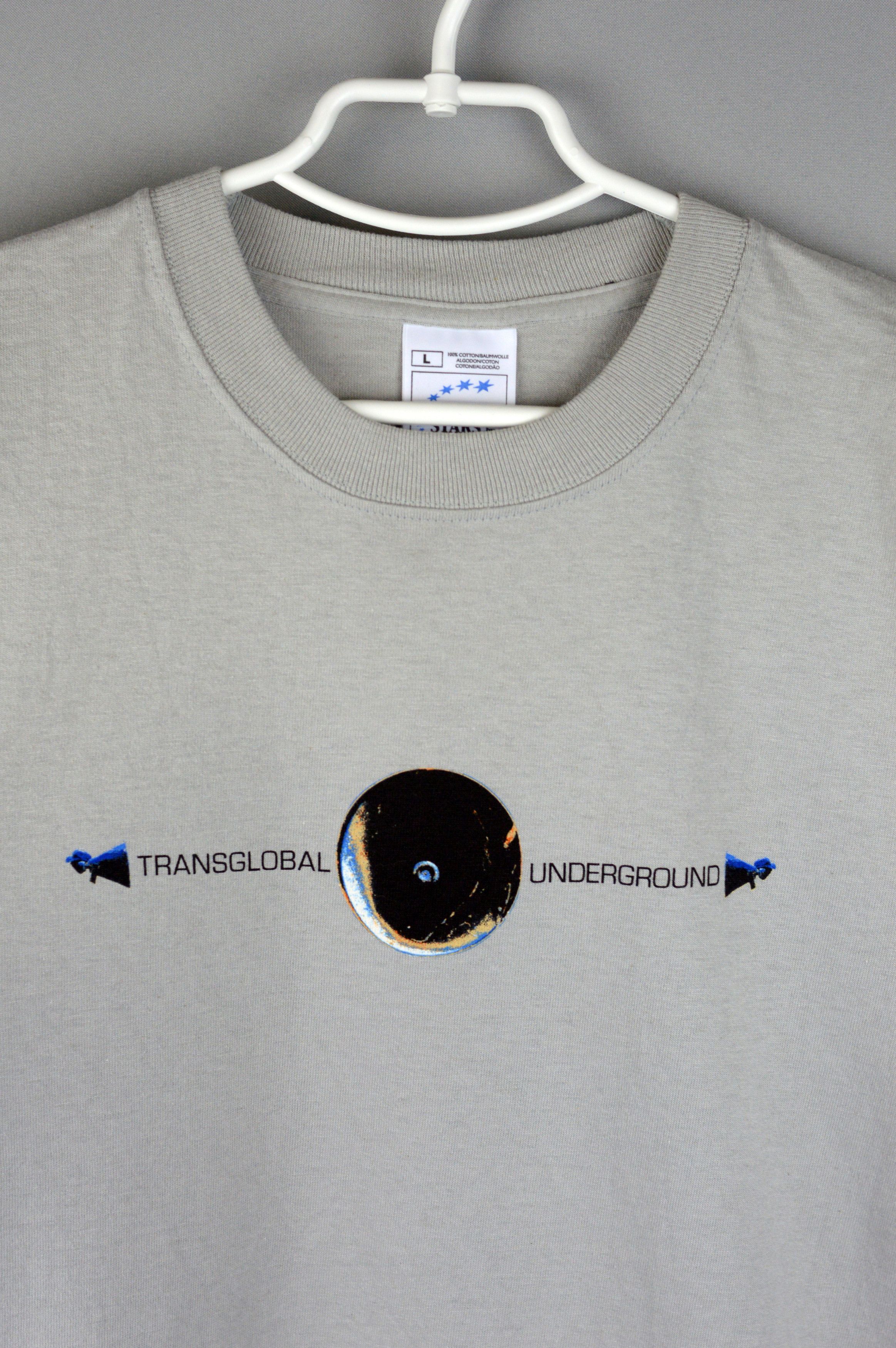 Vintage Vintage Transglobal Underground 90s t shirt Size US L / EU 52-54 / 3 - 3 Thumbnail