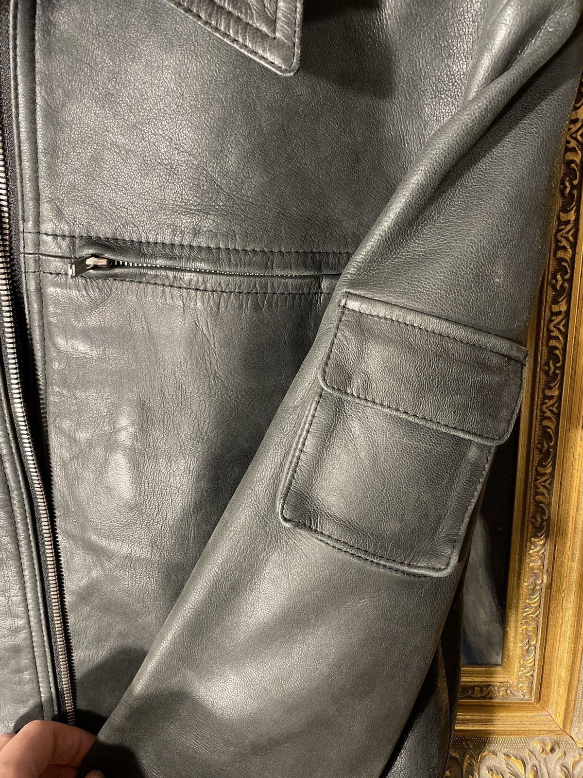 Yohji Yamamoto Yohji Yamamoto A.A.R (Against All Risks) leather Jacket Size US S / EU 44-46 / 1 - 5 Thumbnail
