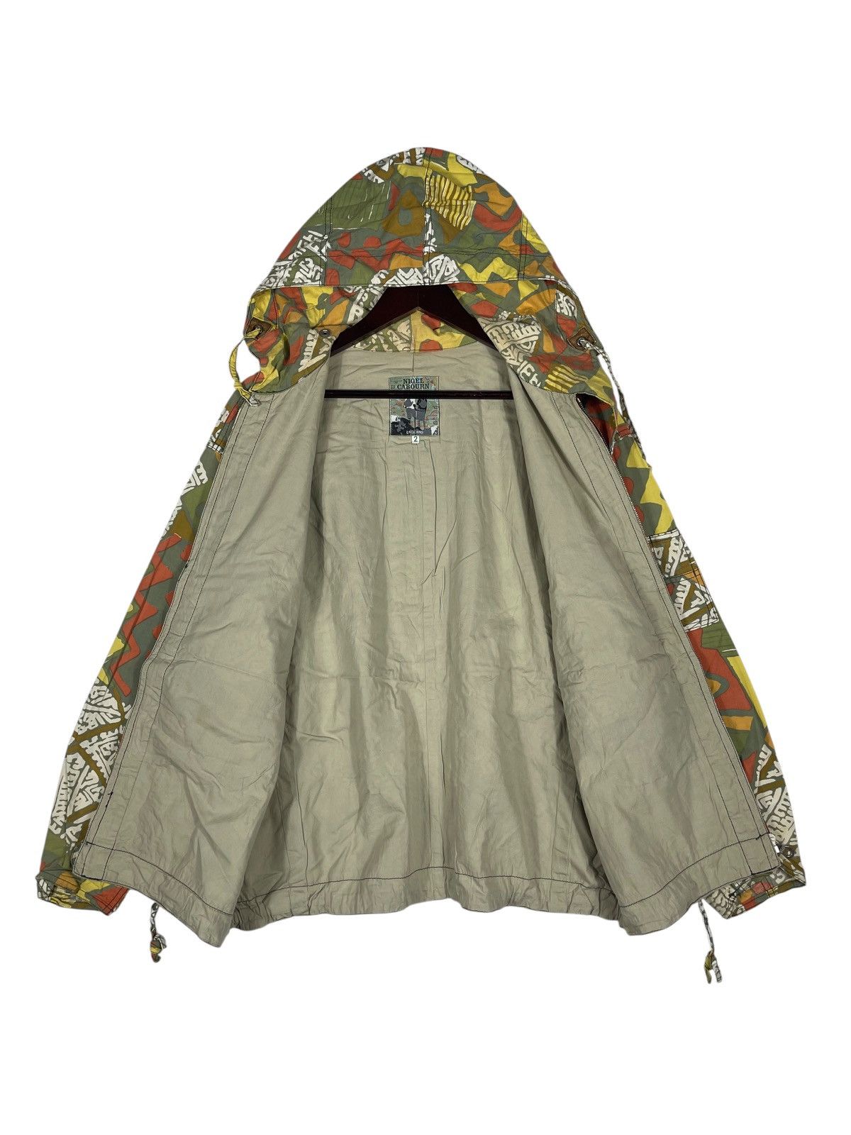 Nigel Cabourn Vintage Nigel Cabourn Geometric Parka Jacket Size US XL / EU 56 / 4 - 19 Thumbnail