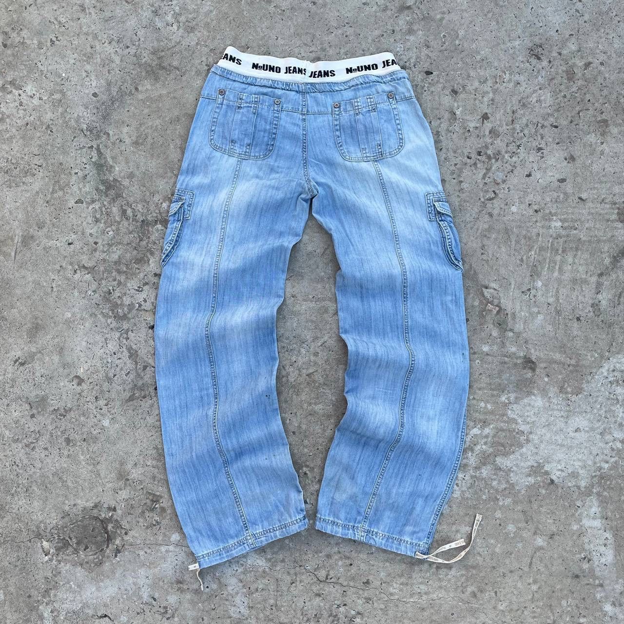 Le Grande Bleu (L.G.B.) VTG Women’s With a Low Seat Jeans Multi-pocket Y2K Grunge Size 28" / US 6 / IT 42 - 5 Thumbnail