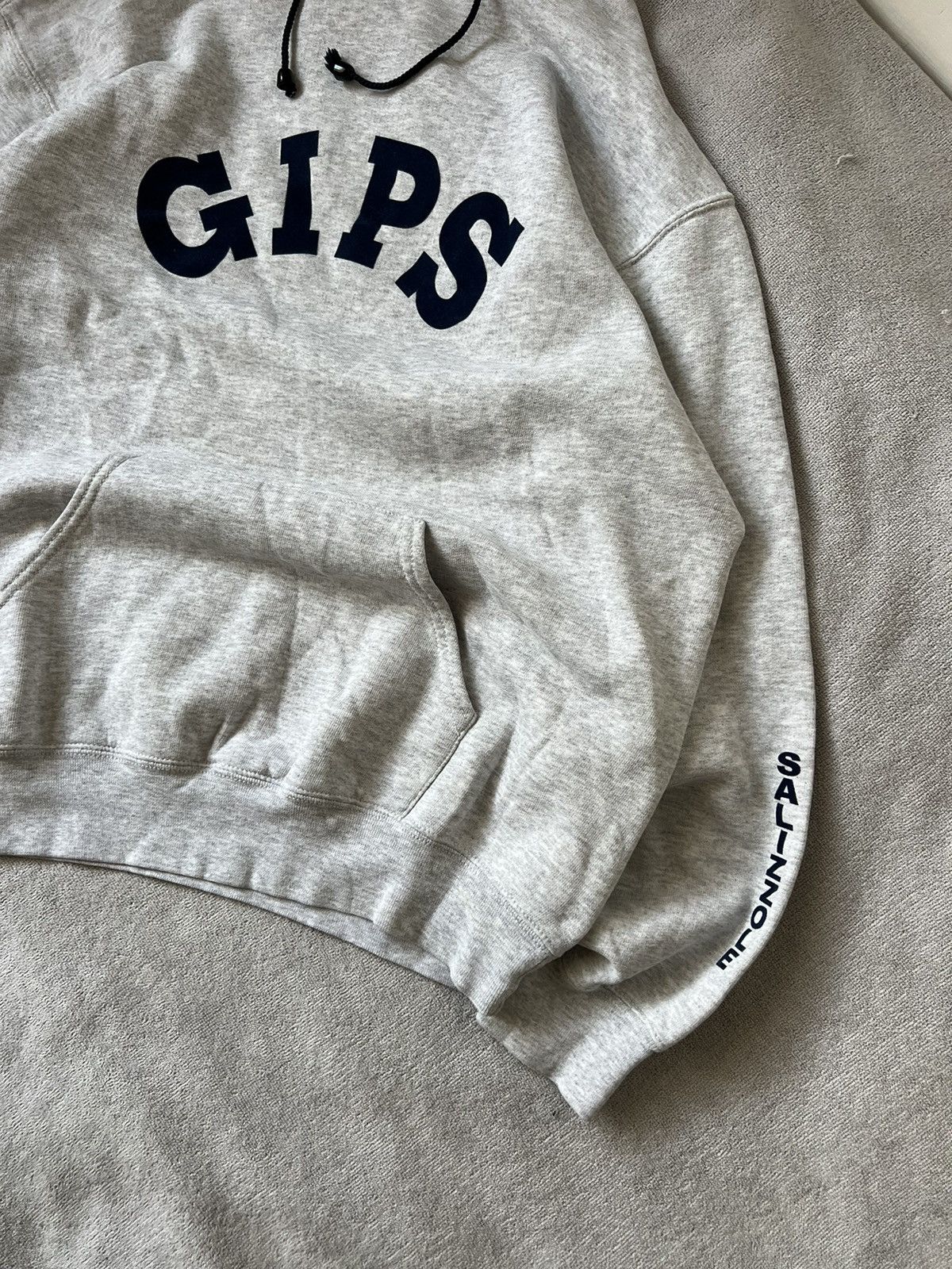 Vintage Vintage oversized grey hoodie American russel style 90s Size US L / EU 52-54 / 3 - 4 Thumbnail