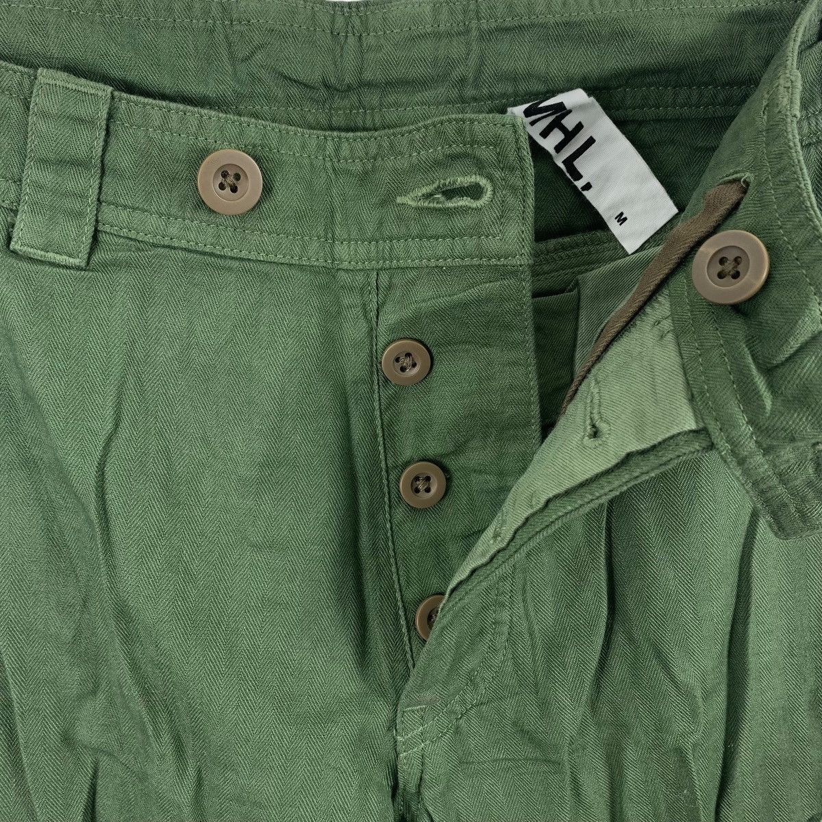 Margaret Howell MARGARET HOWELL Olive green cargo pants Size US 32 / EU 48 - 14 Thumbnail