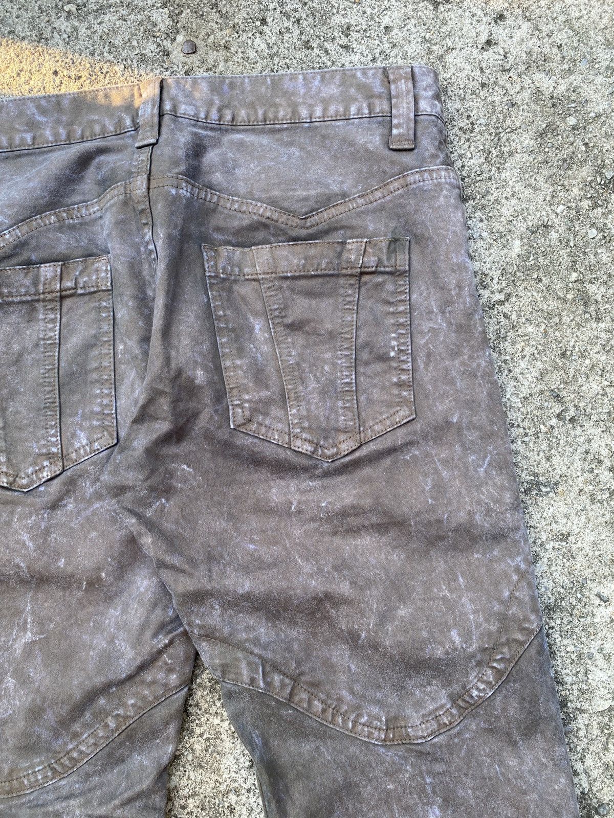 Japanese Brand Semantics Design Japan Faded Waxed Flare Pant Size US 31 - 15 Thumbnail
