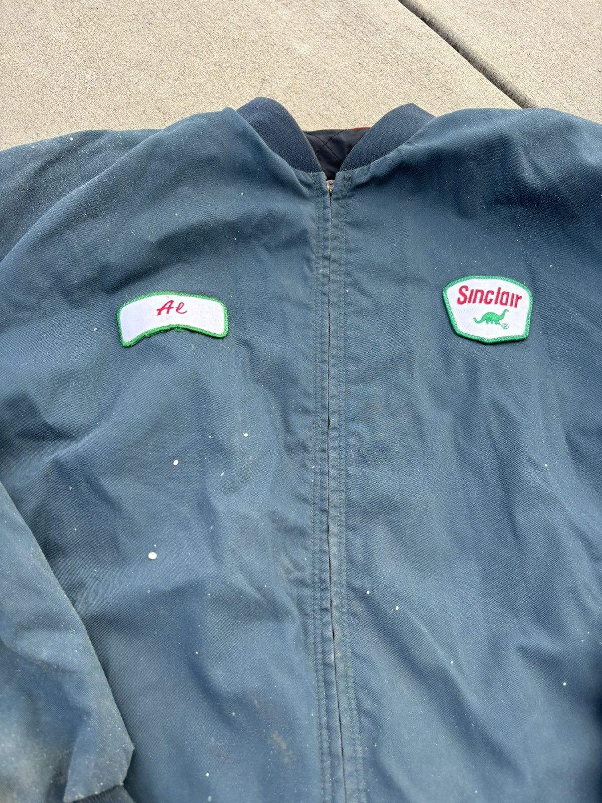 Japanese Brand × Vintage Vintage Sinclair Work Bomber Size US XL / EU 56 / 4 - 2 Thumbnail