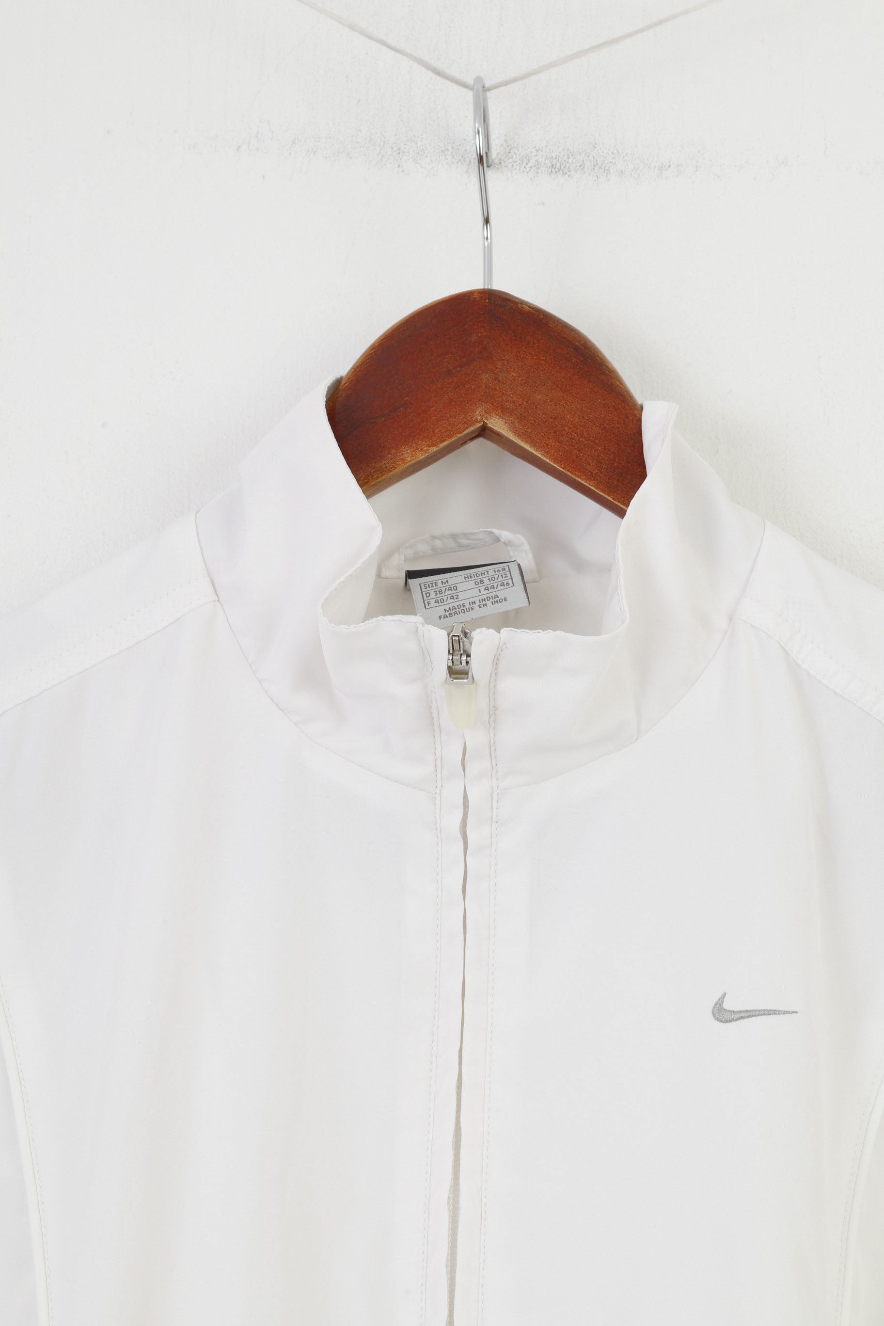 Nike Nike Woman M Jacket White Outwear Sport 10377 Size M / US 6-8 / IT 42-44 - 3 Thumbnail
