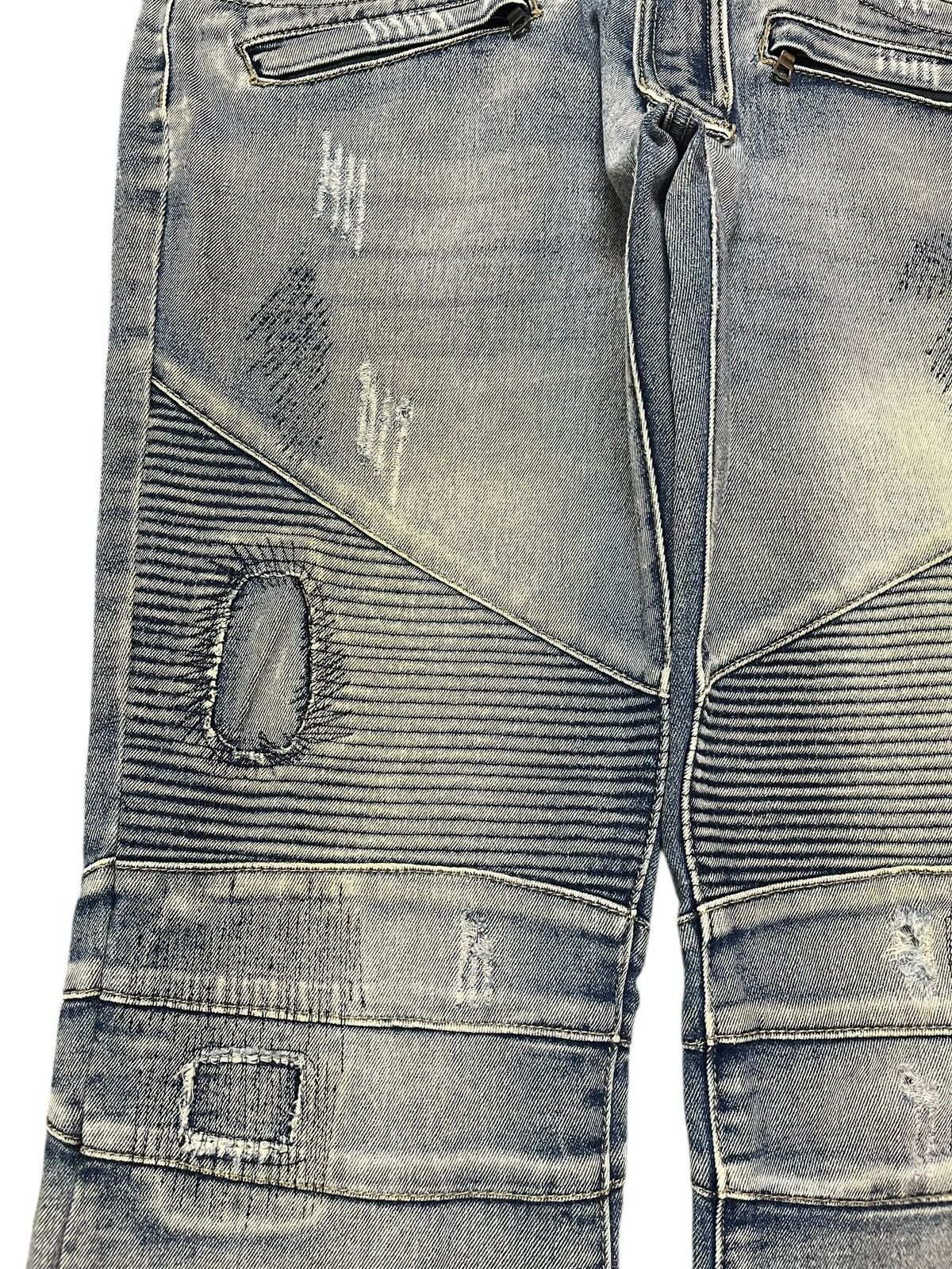 In The Attic Vintage In The Attic Biker Knee Pad Cargo Denim Size US 32 / EU 48 - 3 Thumbnail