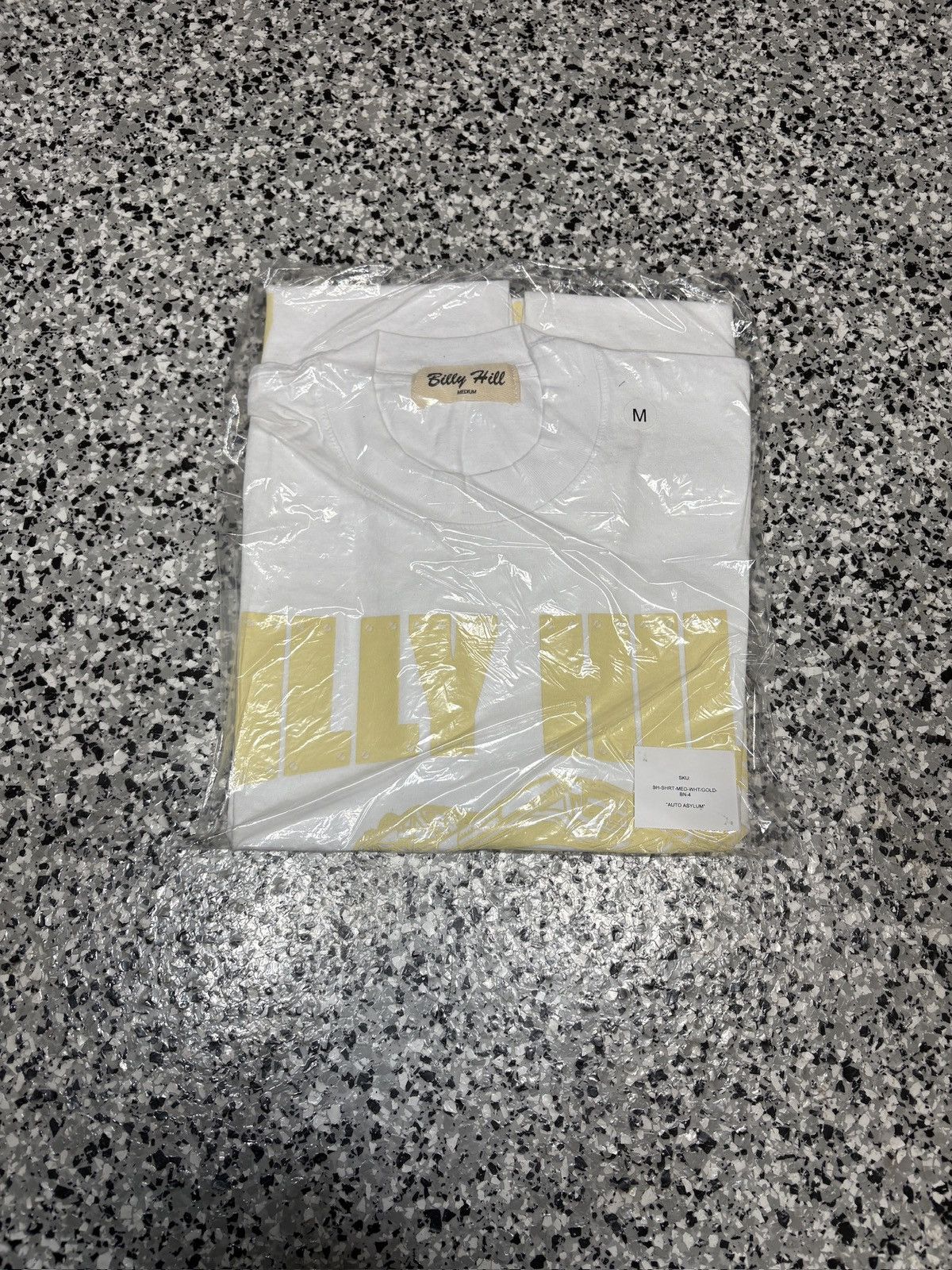 Billy Hill 2022 Billy Hill White/Gold “Auto Asylum” T-Shirt Size M Size US M / EU 48-50 / 2 - 4 Thumbnail