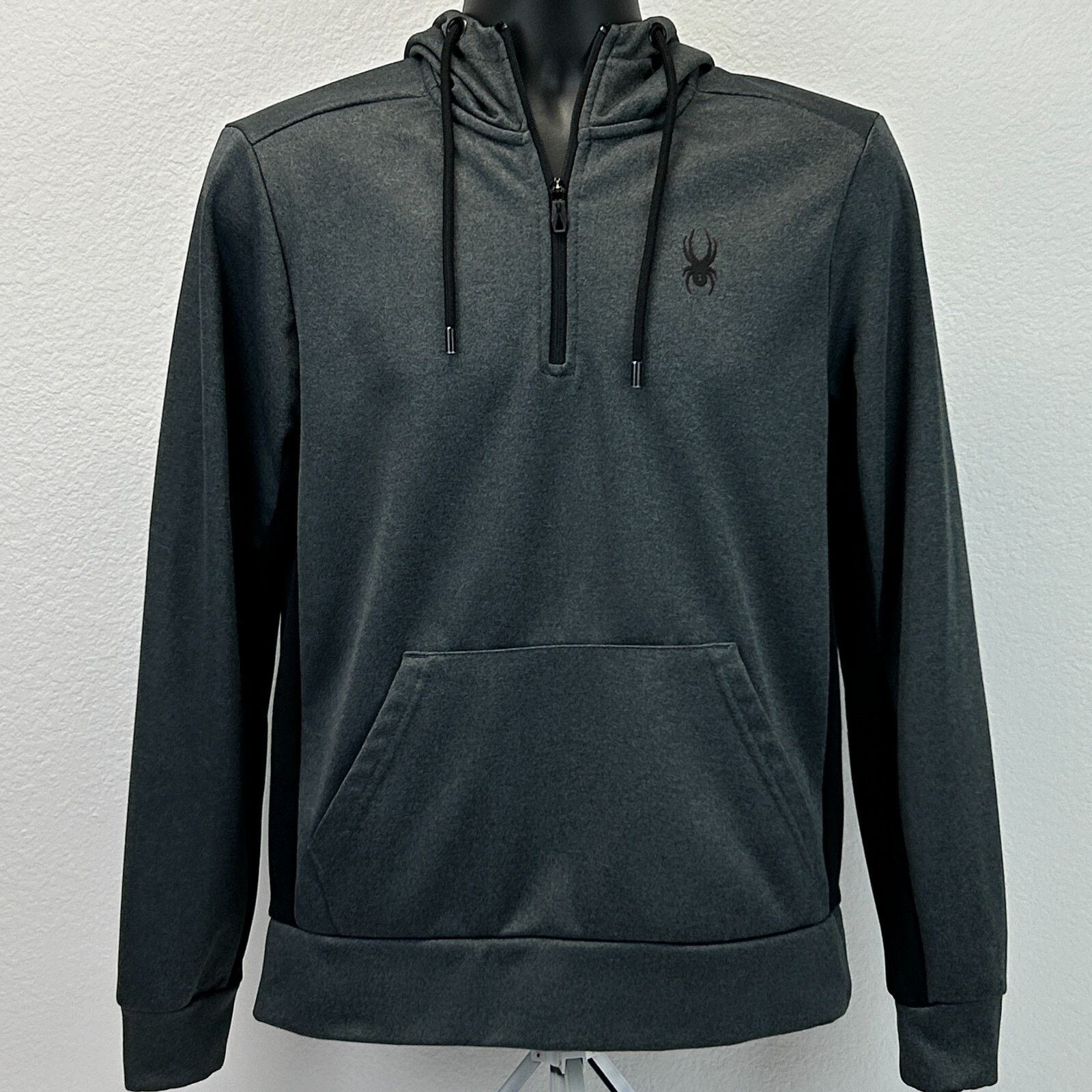 Spyder Spyder Active ProWeb Hoodie Gray 1/4 Zip Fleece Hooded S Size US S / EU 44-46 / 1 - 2 Thumbnail