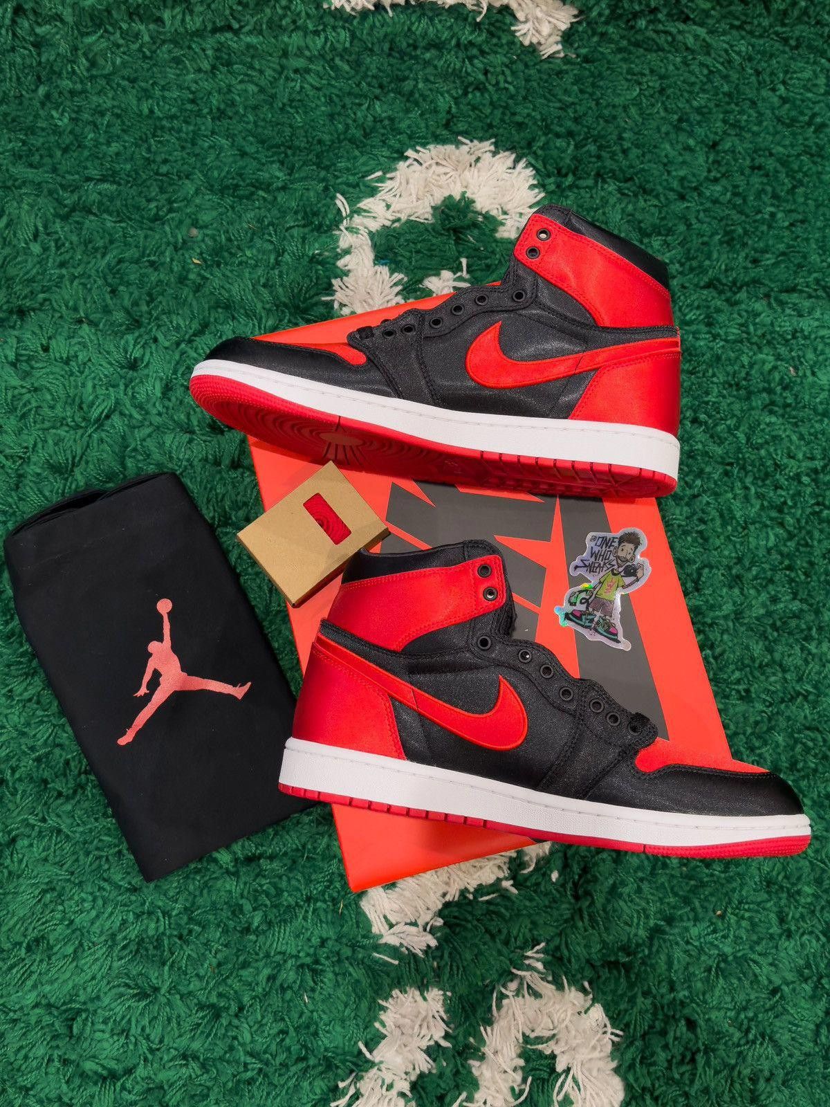 Jordan Brand Jordan 1 Retro High OG Satin Bred Size US 10 / EU 43 - 6 Thumbnail