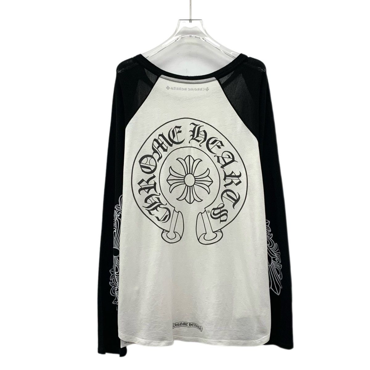 Chrome Hearts Chrome Hearts Horseshoe Print Long Sleeve T-Shirt K26WX Size L / US 10 / IT 46 - 2 Thumbnail