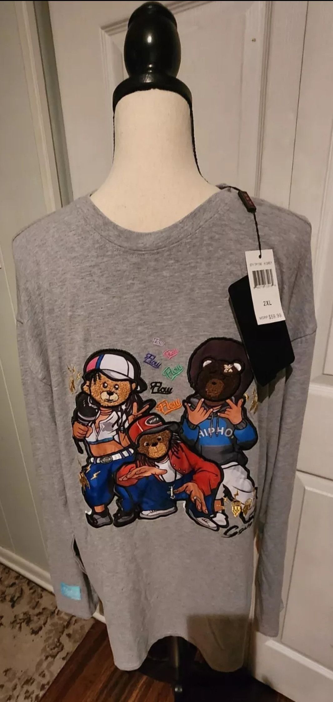 Other NEW Bleecker & Mercer RARE LongSlv T-Shirt 3D HIP HOP 2X NwT Size US XXL / EU 58 / 5 - 2 Thumbnail