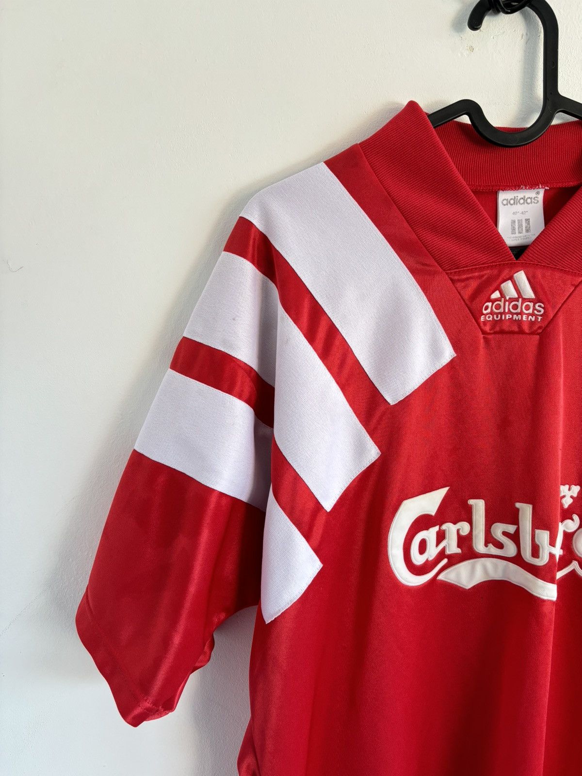 Adidas LIVERPOOL 1992/93 HOME SHIRT VINTAGE SOCCER JERSEY ADIDAS Size US L / EU 52-54 / 3 - 5 Thumbnail
