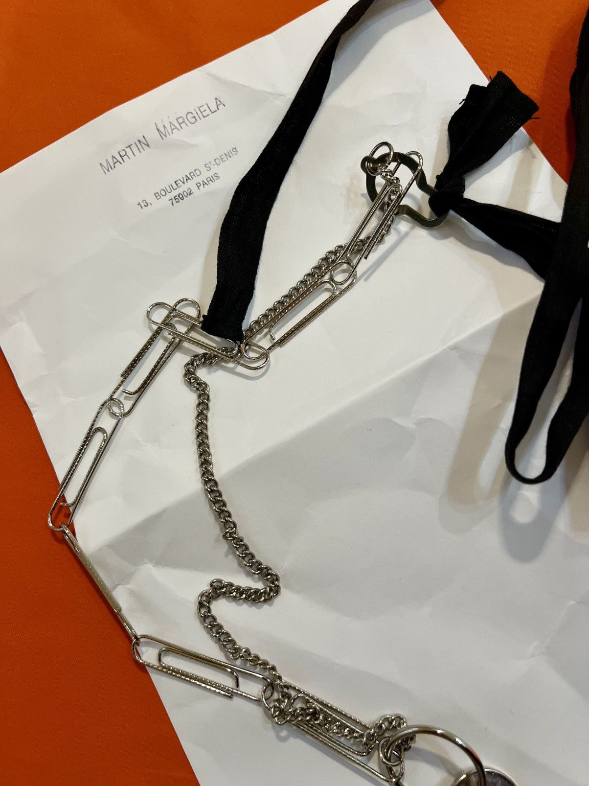 Maison Margiela MARGIELA ARCHIVES split iron chain belt F/W 93-94 Size ONE SIZE - 1 Thumbnail