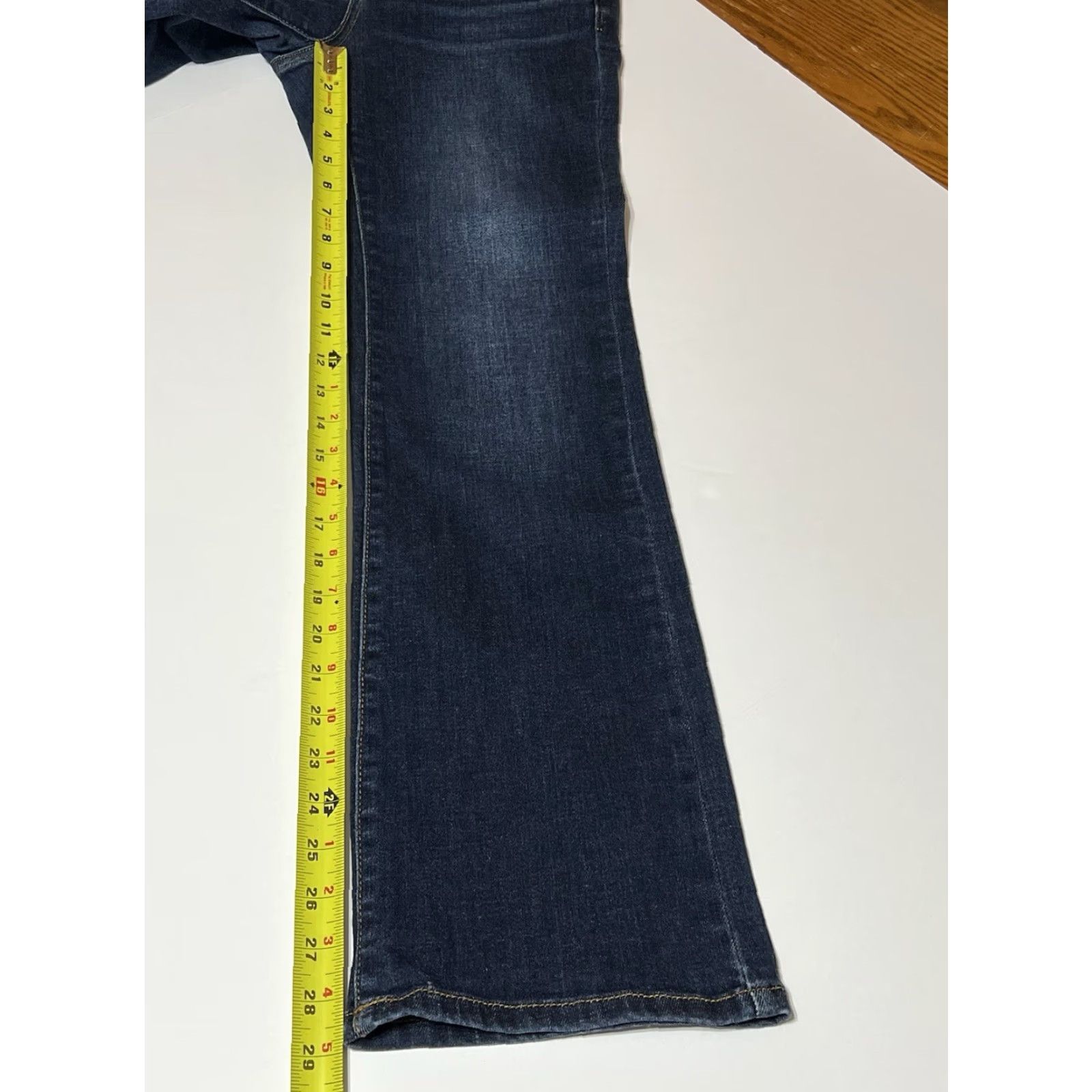 Vintage Judy Blue Bootcut Jeans Women’s 7/28 (30x29) Dark Wash Stretch Denim Blue Size 28" / US 6 / IT 42 - 5 Thumbnail