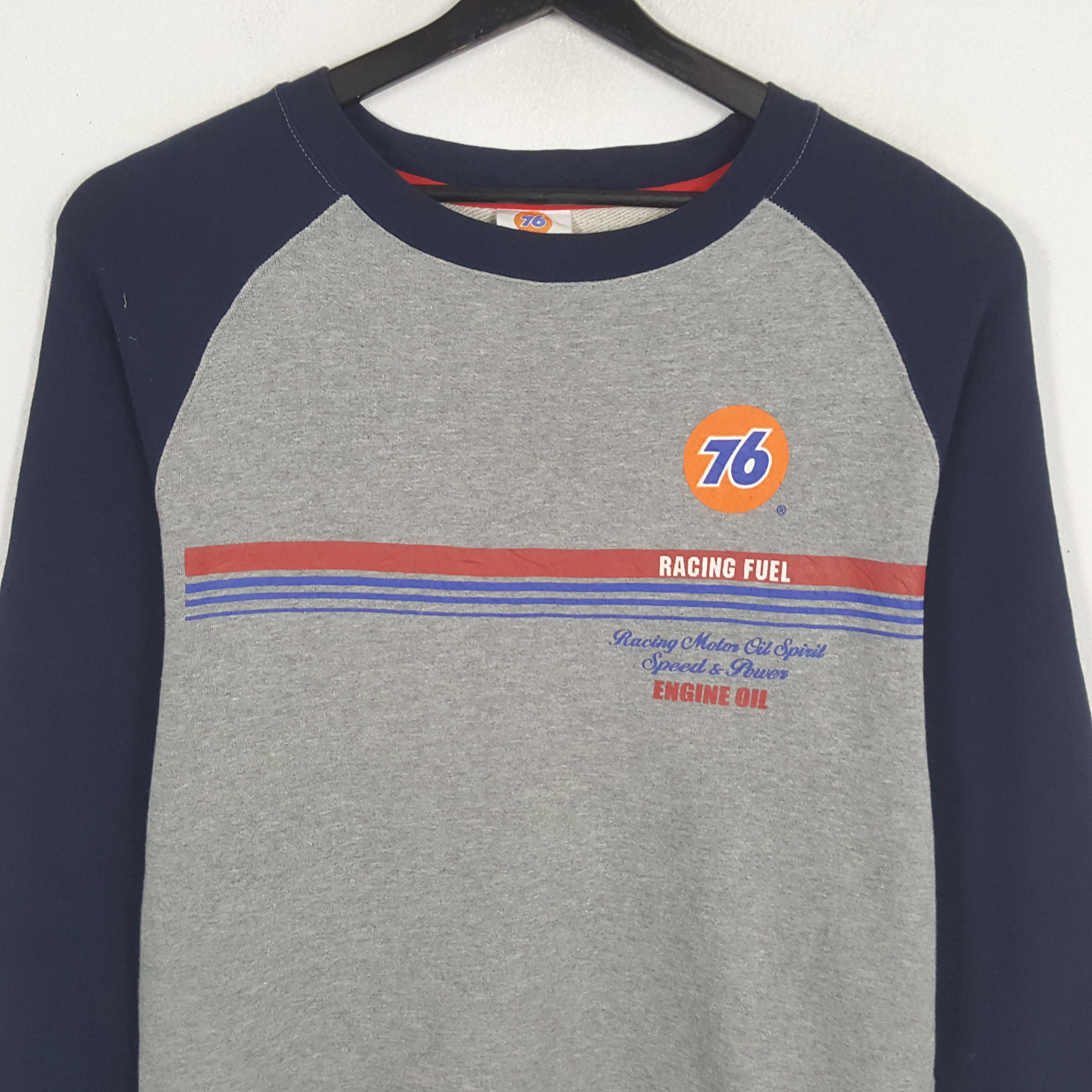 Vintage 76 RACING OIL Promo Style Sweatshirt Size US M / EU 48-50 / 2 - 4 Thumbnail