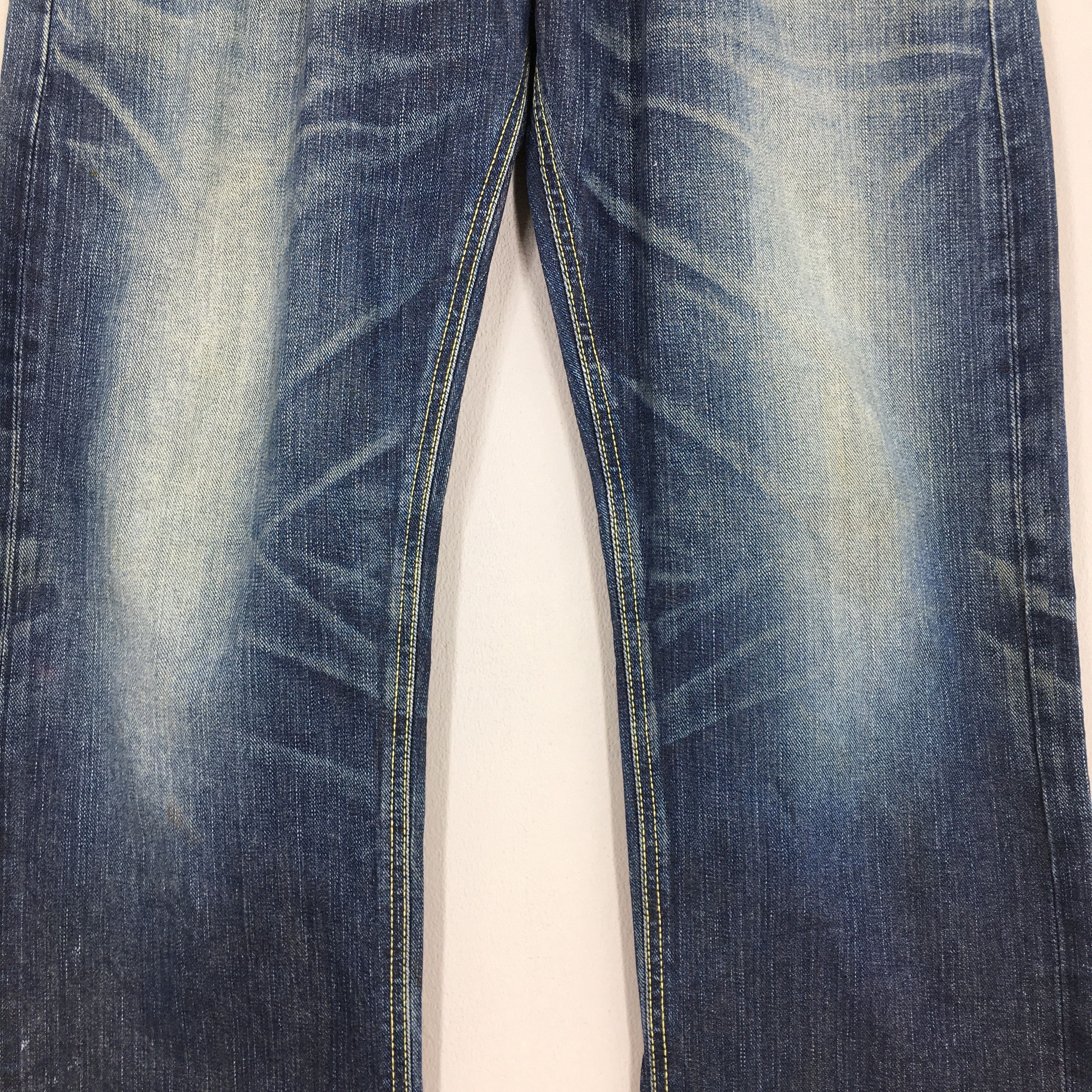 Lee Size 34x33 Vintage 90s Lee Riders Blue Stonewash Jeans S190 Size US 34 / EU 50 - 3 Thumbnail