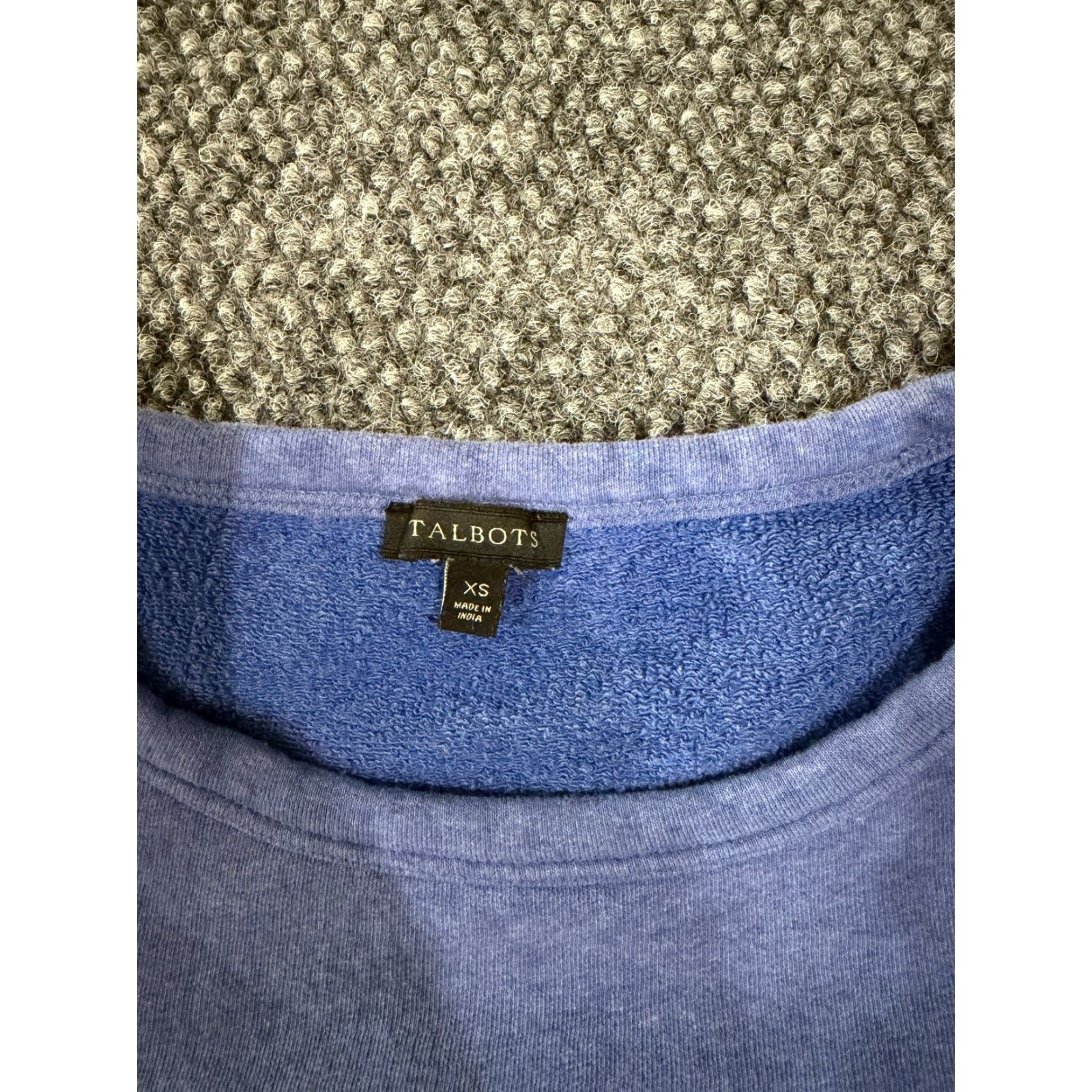 Talbots Talbots Sweater Womens XS Blue Polka Dot Pullover Crewneck Cozy Knit All Seasons Regular Long Sleeve Mens? Size XS / US 0-2 / IT 36-38 - 5 Thumbnail