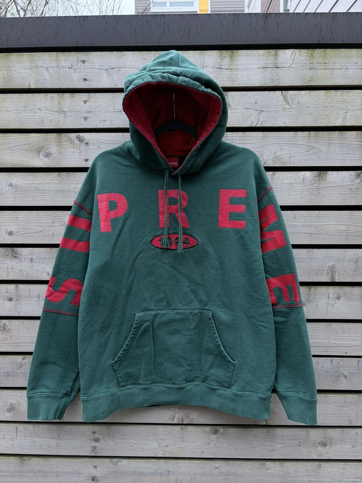Supreme Supreme Spread Logo Hoodie Sweatshirt Size Lage Size US L / EU 52-54 / 3 - 1 Thumbnail