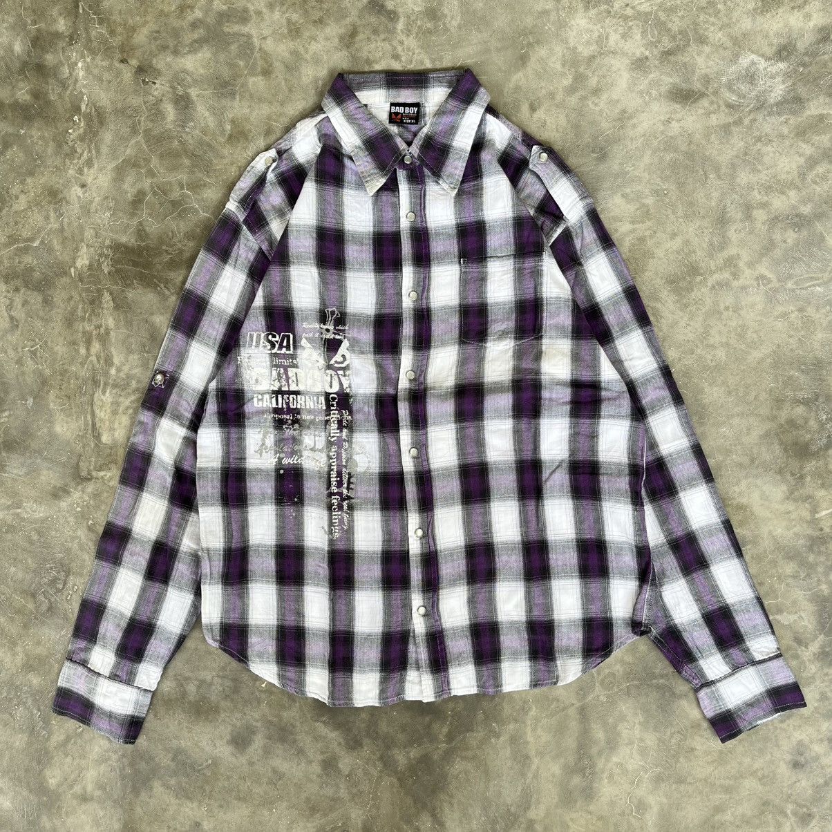 Hysteric Glamour Y2K Bad Boy Poem Snap Button Shirt Size US XL / EU 56 / 4 - 1 Thumbnail